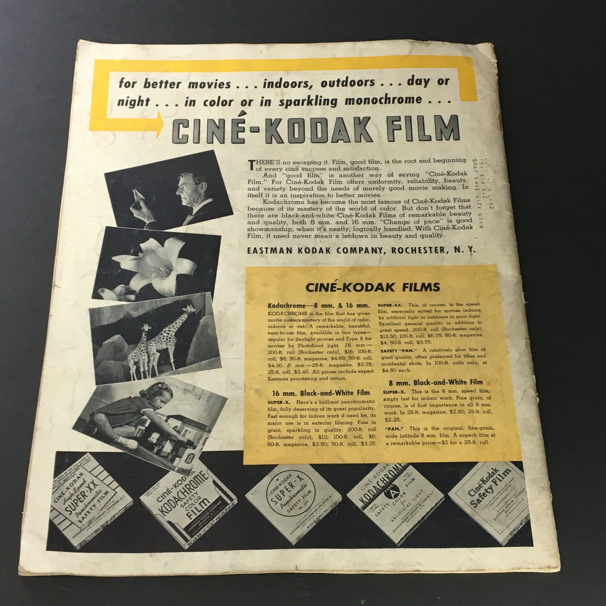 VTG Home Movies Magazine May 1941 #5 Vol 8 The Music for Vacation Movies