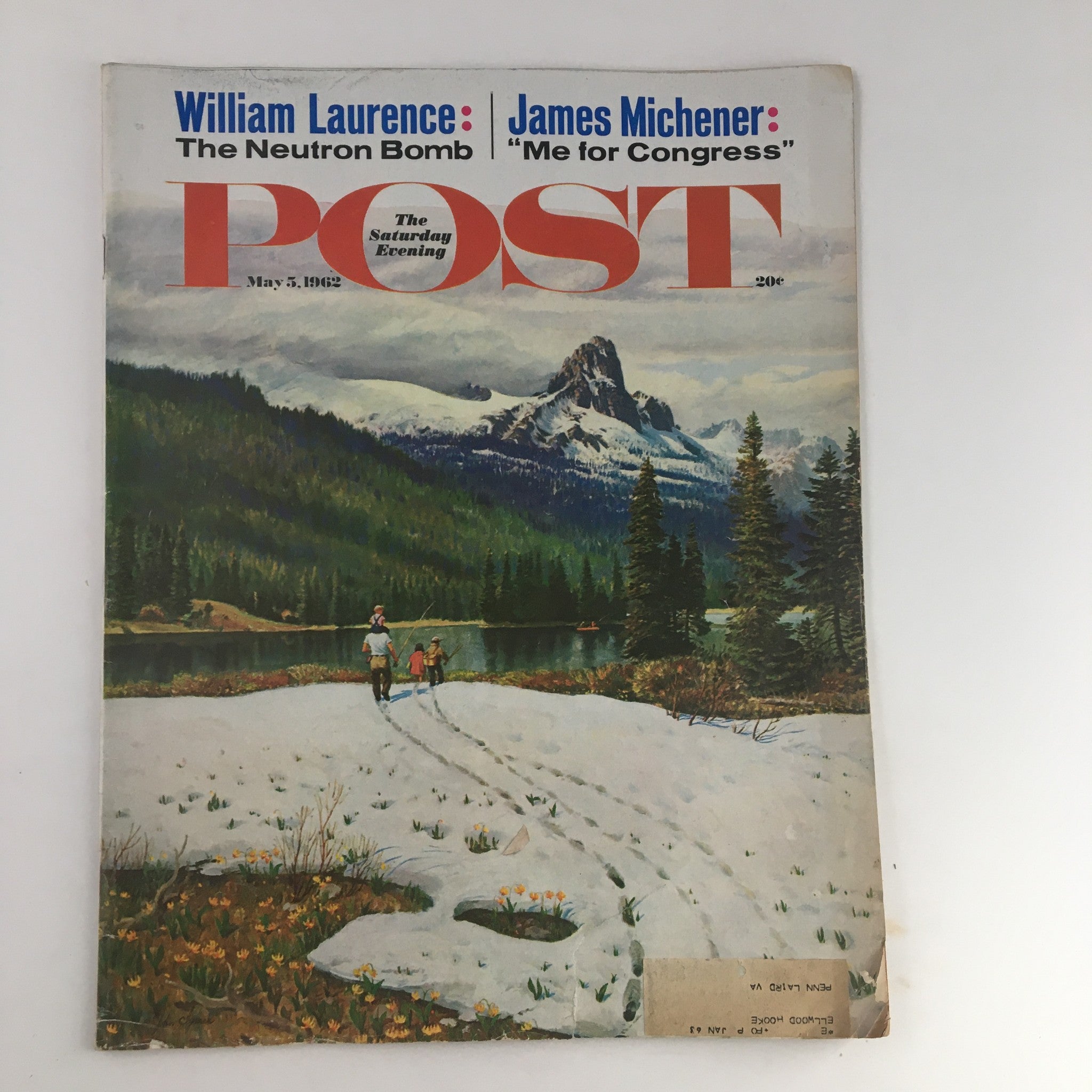 The Saturday Evening Post May 5 1962 William Laurence and James Michener