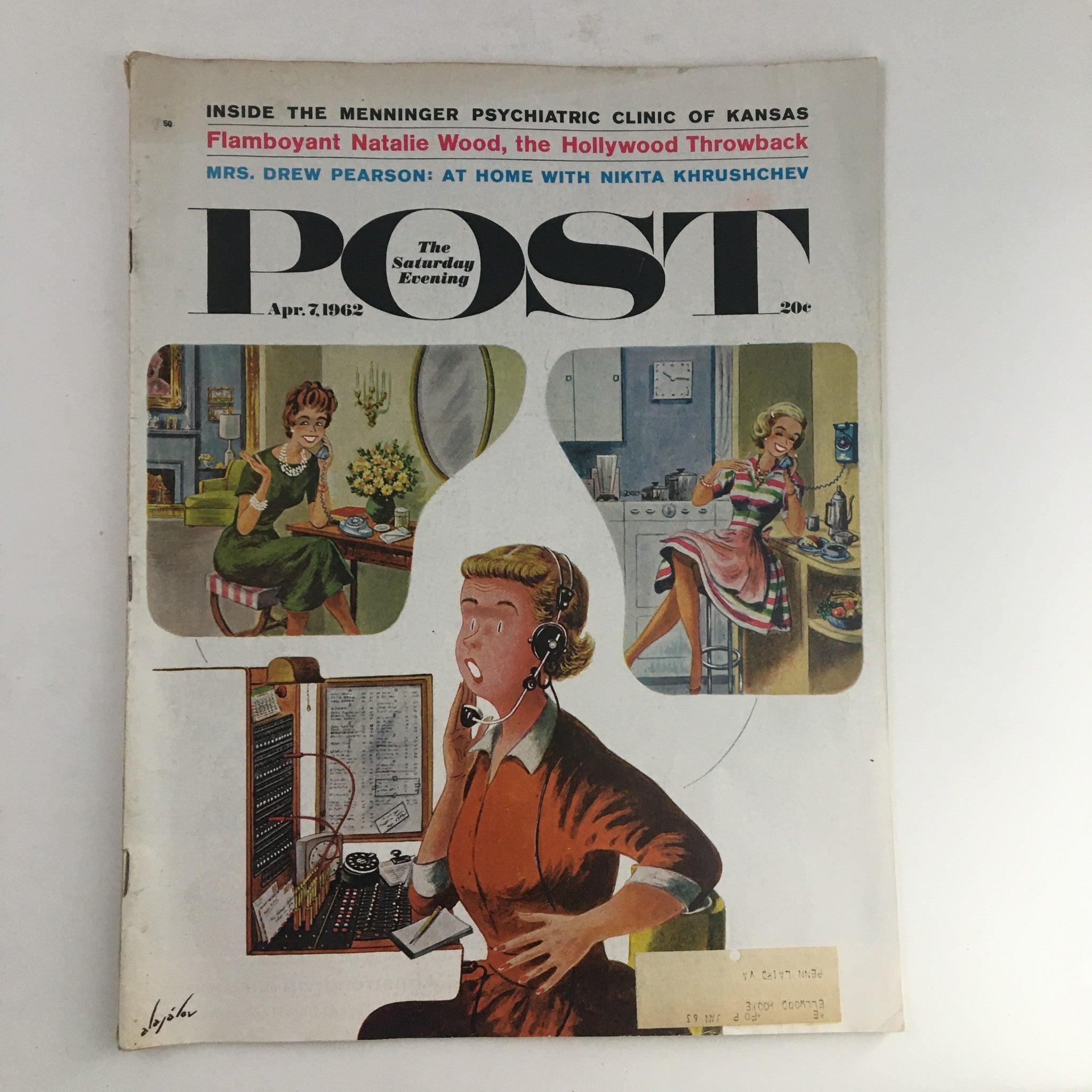 The Saturday Evening Post April 7 1962 The Flamboyant Miss Natalie Wood