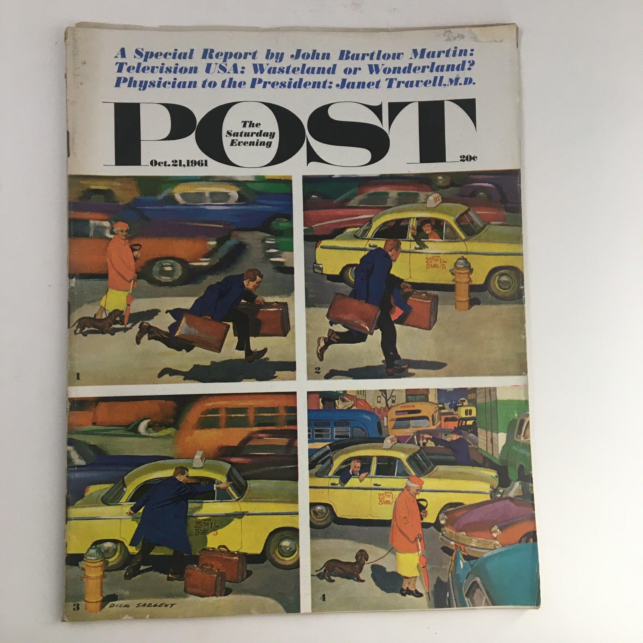 The Saturday Evening Post October 21 1961 Miss Janet Travell , M.D. No Label