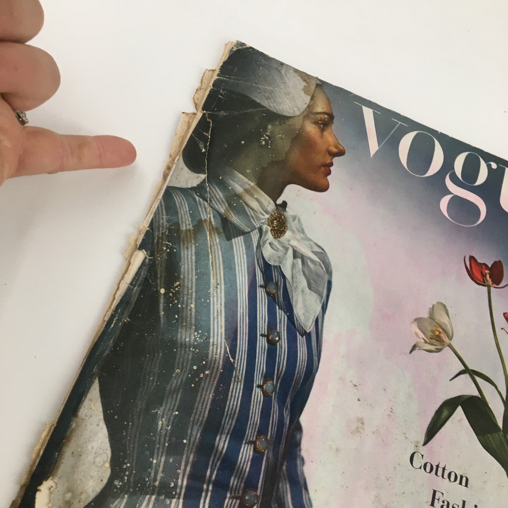 VTG Vogue Magazine May 1 1944 Cotton Fashions Corporating Vanity Fair No Label