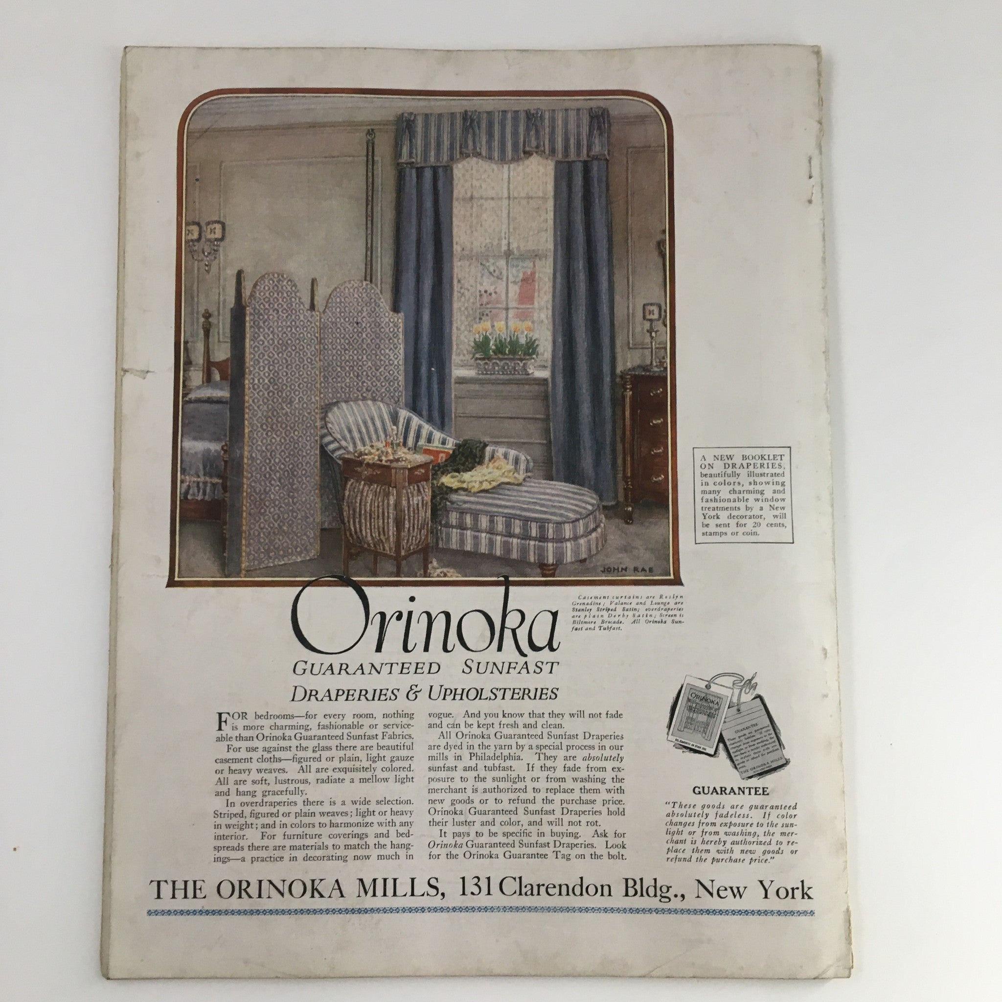 VTG The House Beautiful Magazine November 1921 Small House & Apartment No Label