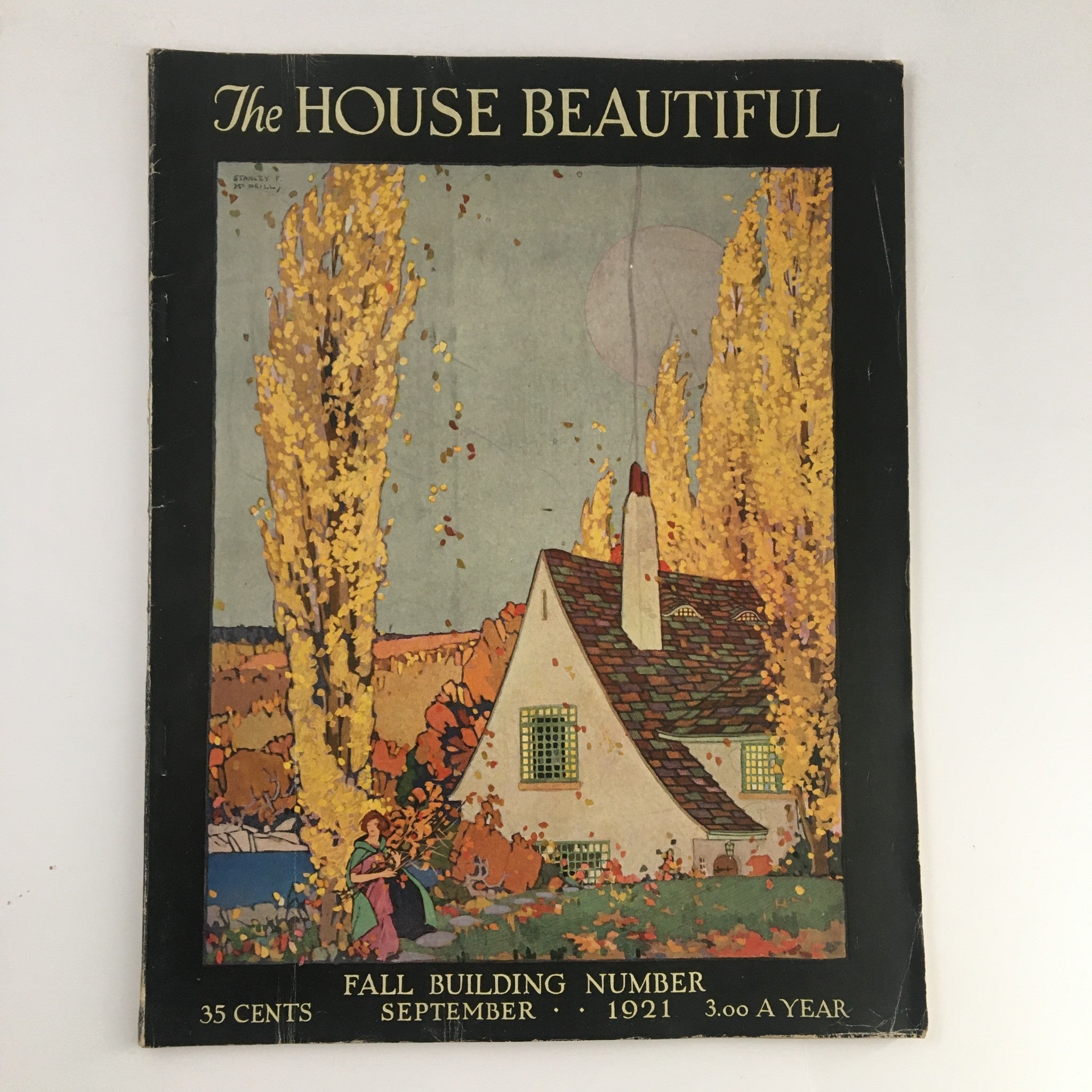 VTG The House Beautiful Magazine September 1921 Tropics to Northland No Label