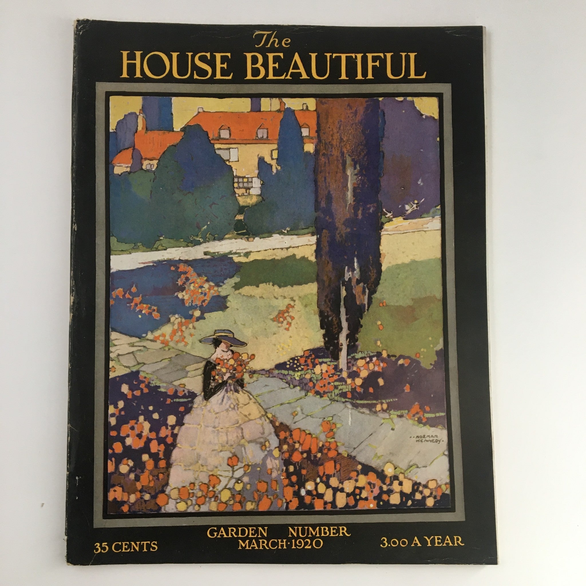 VTG The House Beautiful Magazine March 1920 The Garden Number No Label