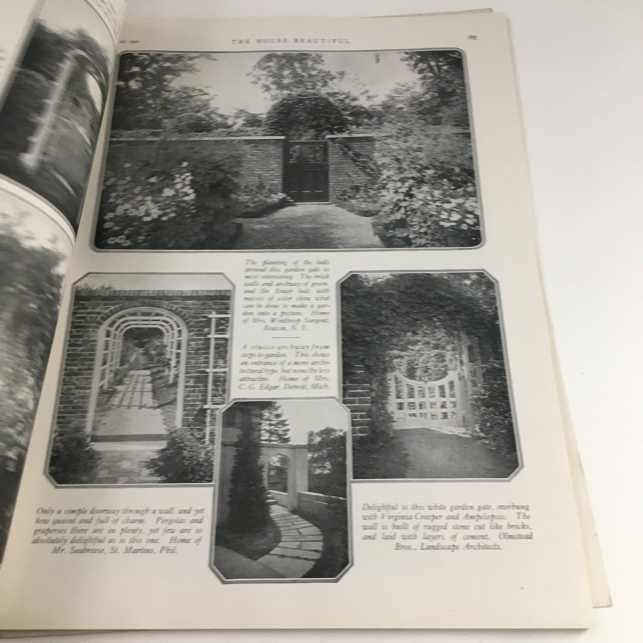 VTG The House Beautiful Magazine March 1920 The Garden Number No Label