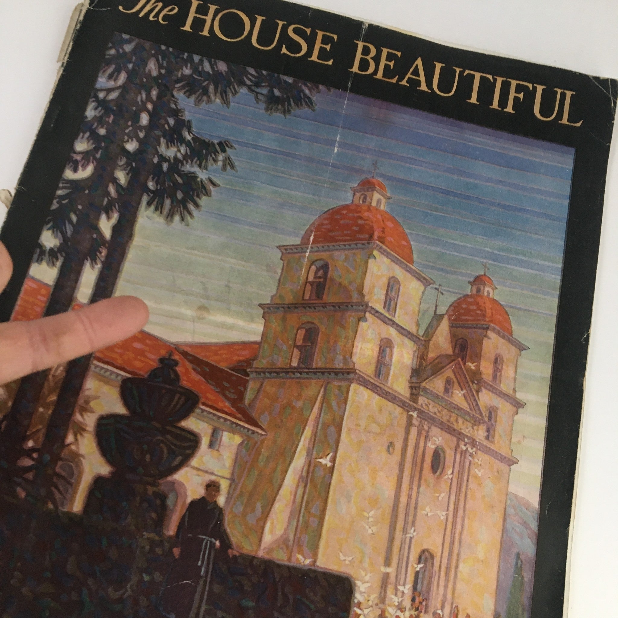 VTG The House Beautiful Magazine January 1922 The California Number No Label