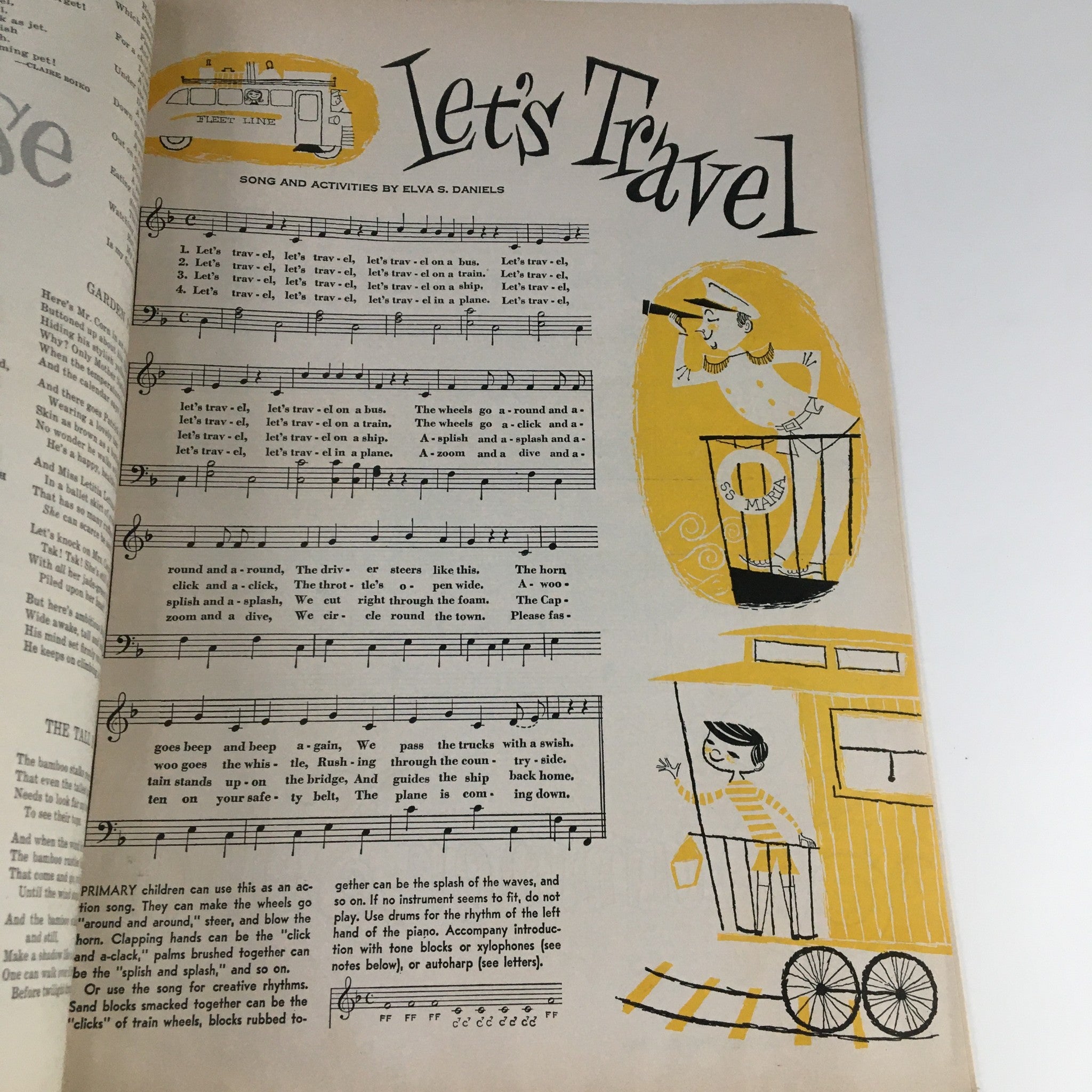 VTG The Instructor Magazine June 1959 Billy and Patsy at Parade Story No Label