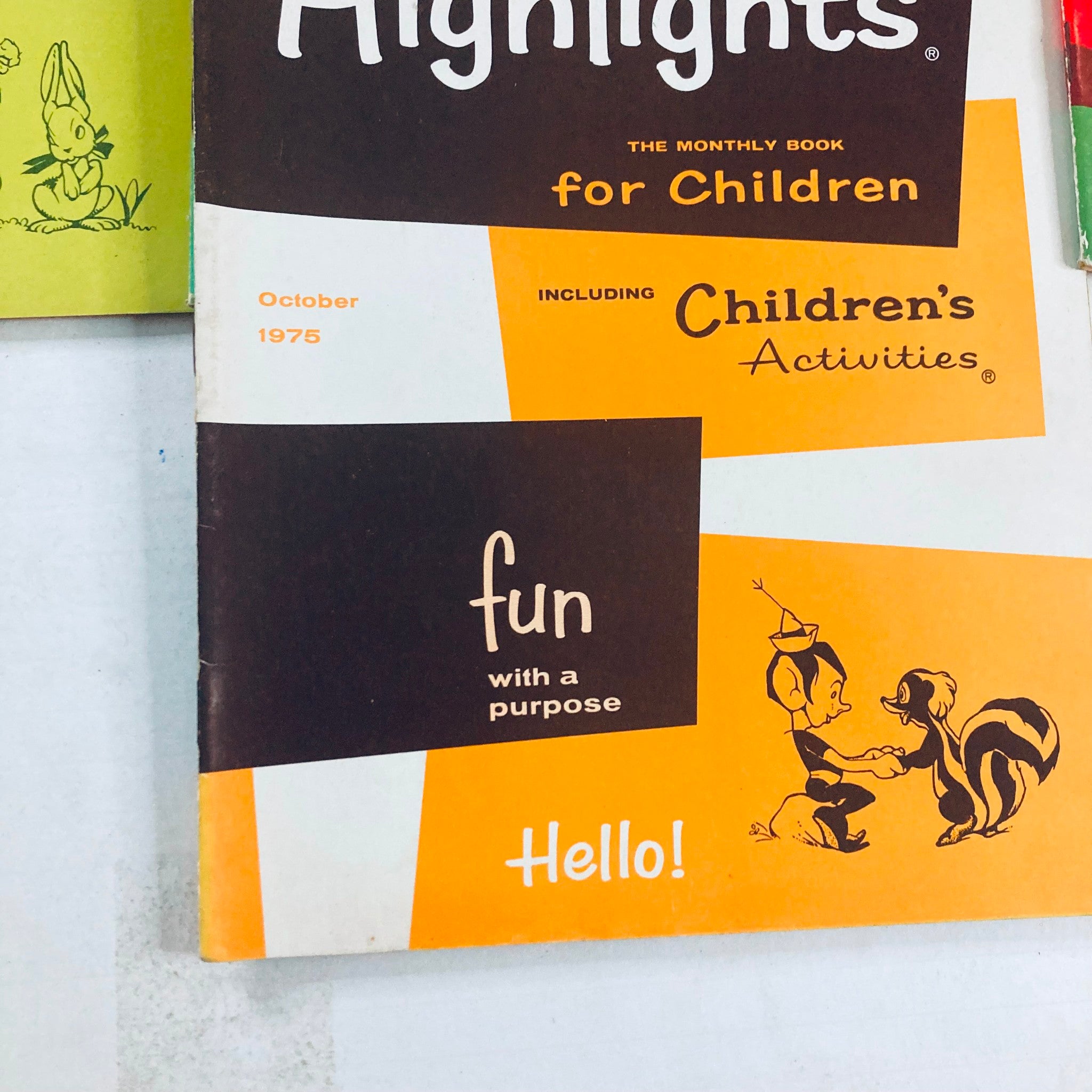 Lot of 10 1975 Vintage Highlights for Children Magazine