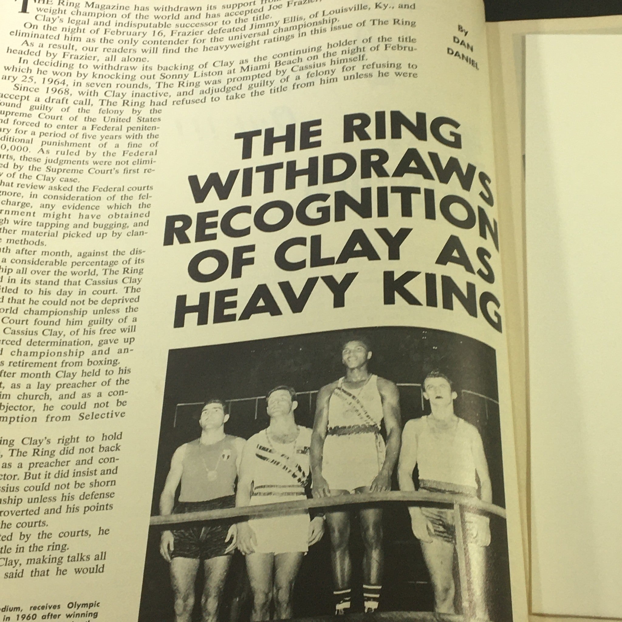 VTG The Ring Magazine May 1970 Vol XLIX #4 Muhammad Ali, Joe Frazier, Newsstand