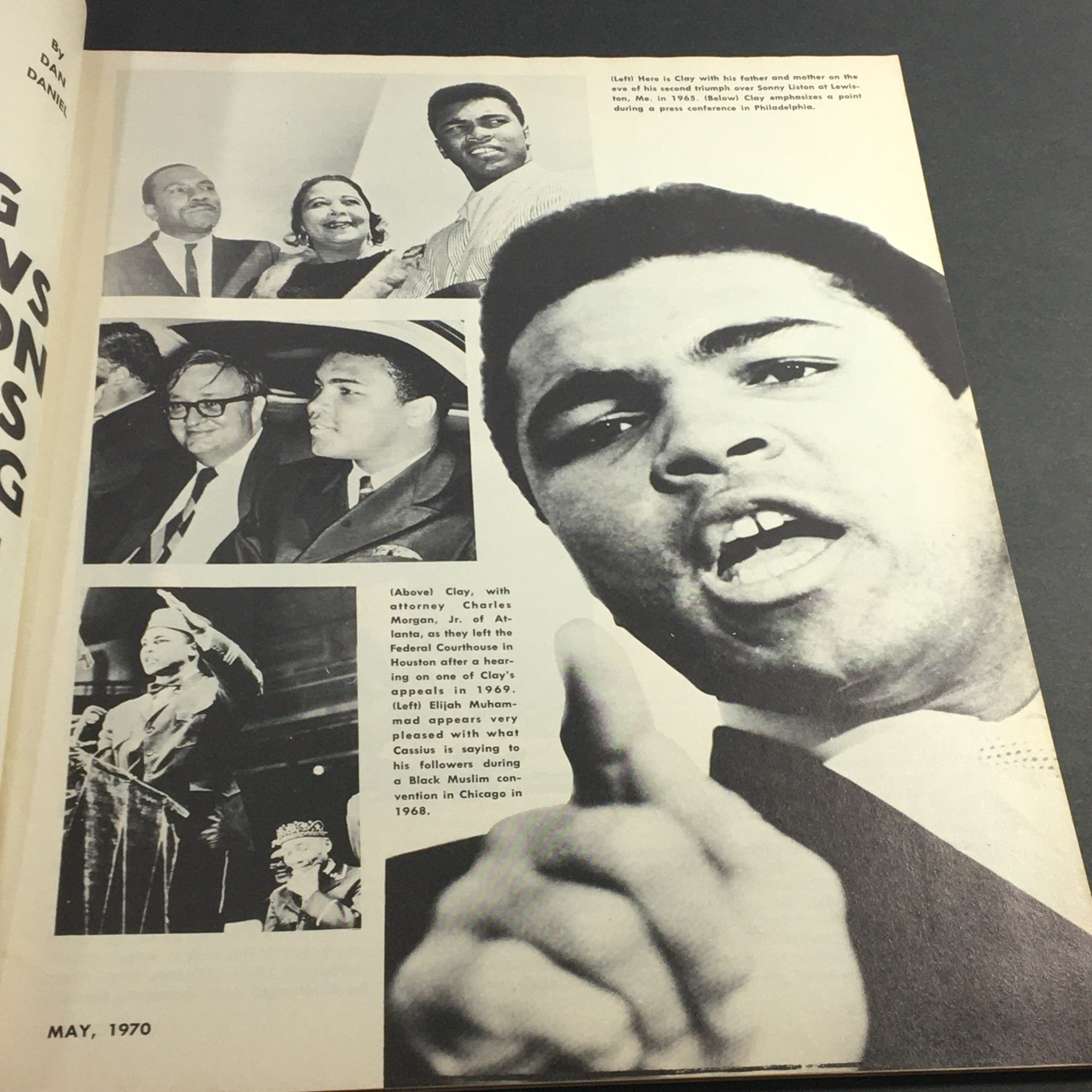 VTG The Ring Magazine May 1970 Vol XLIX #4 Muhammad Ali, Joe Frazier, Newsstand