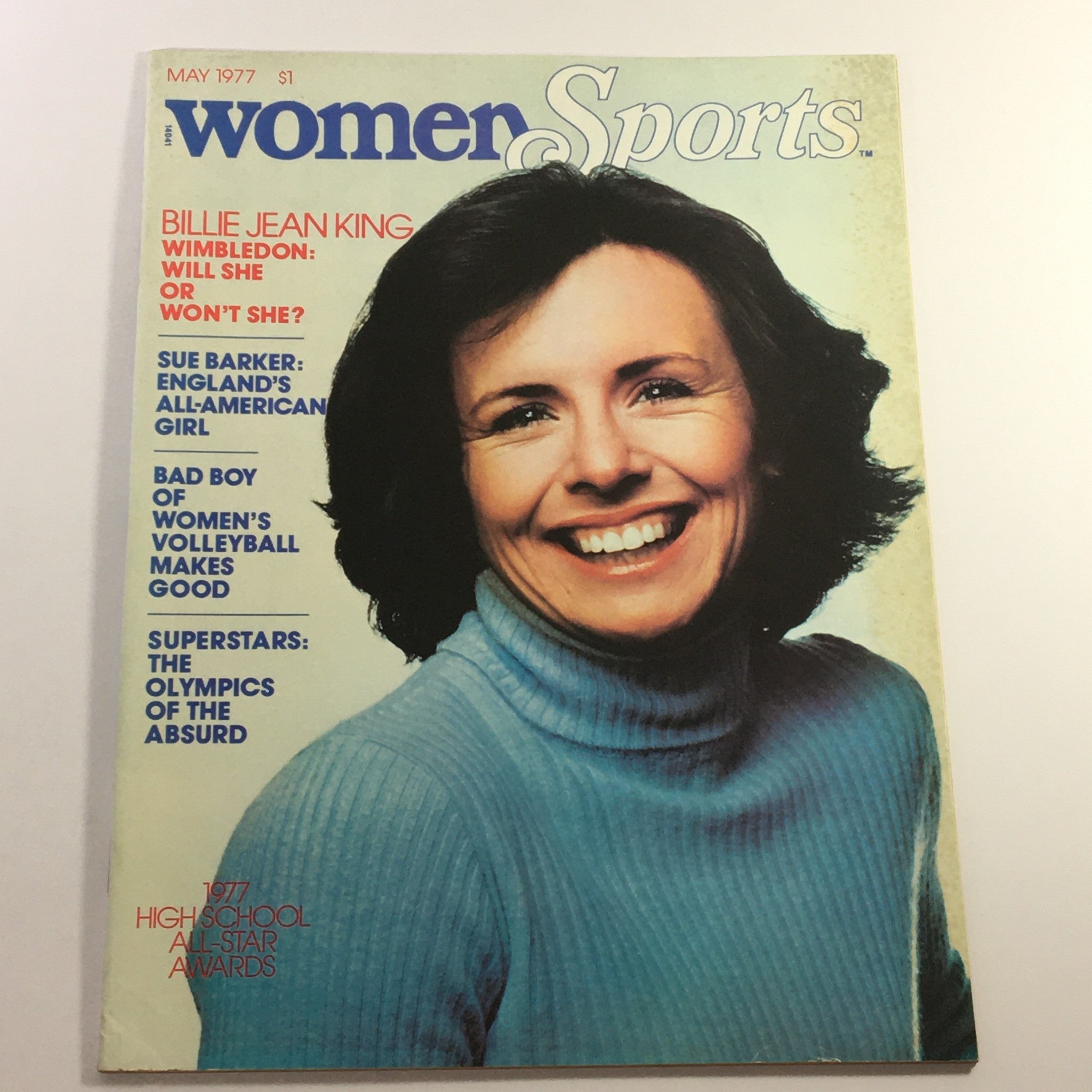 VTG Women Sports Magazine May 1977 Vol 4 #5 Billie Jean King, Newsstand