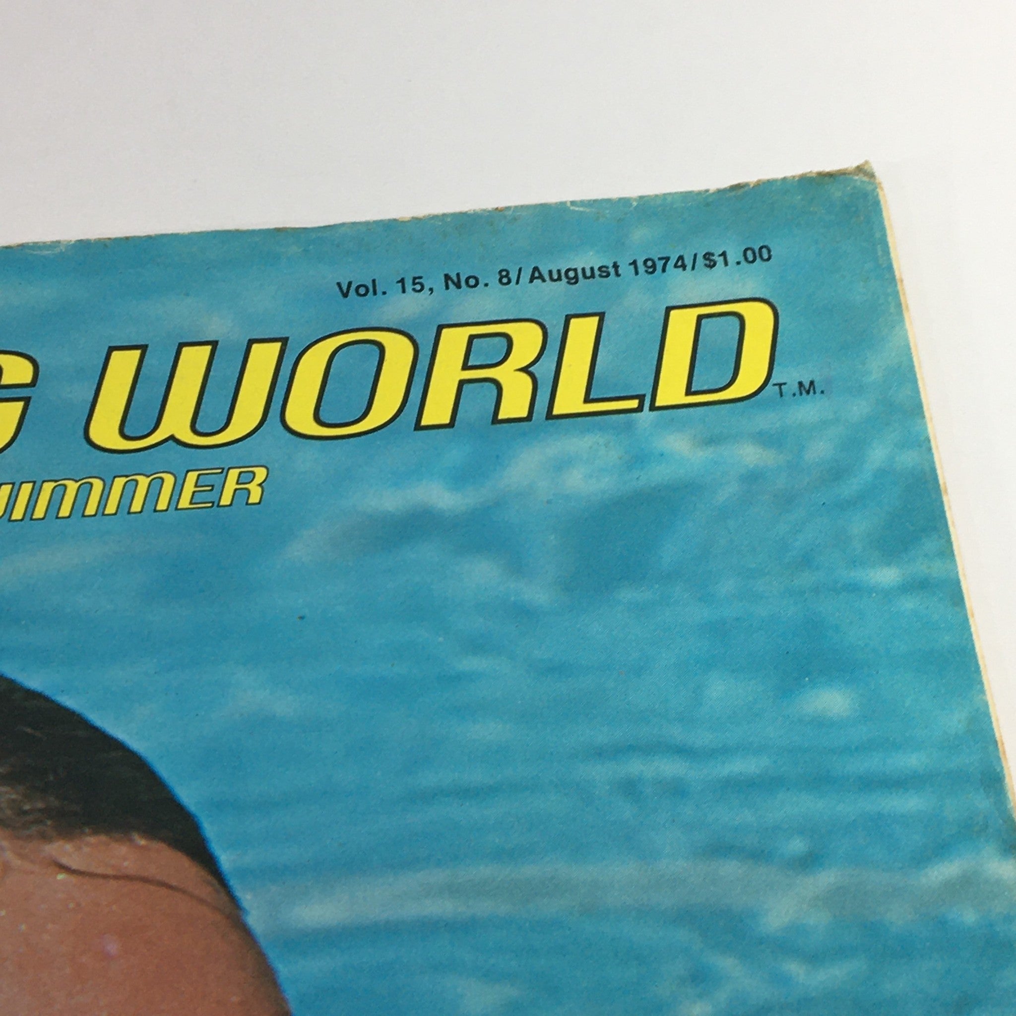 VTG Swimming World Magazine August 1974 Vol 15 #8 Heather Greenwood, Newsstand