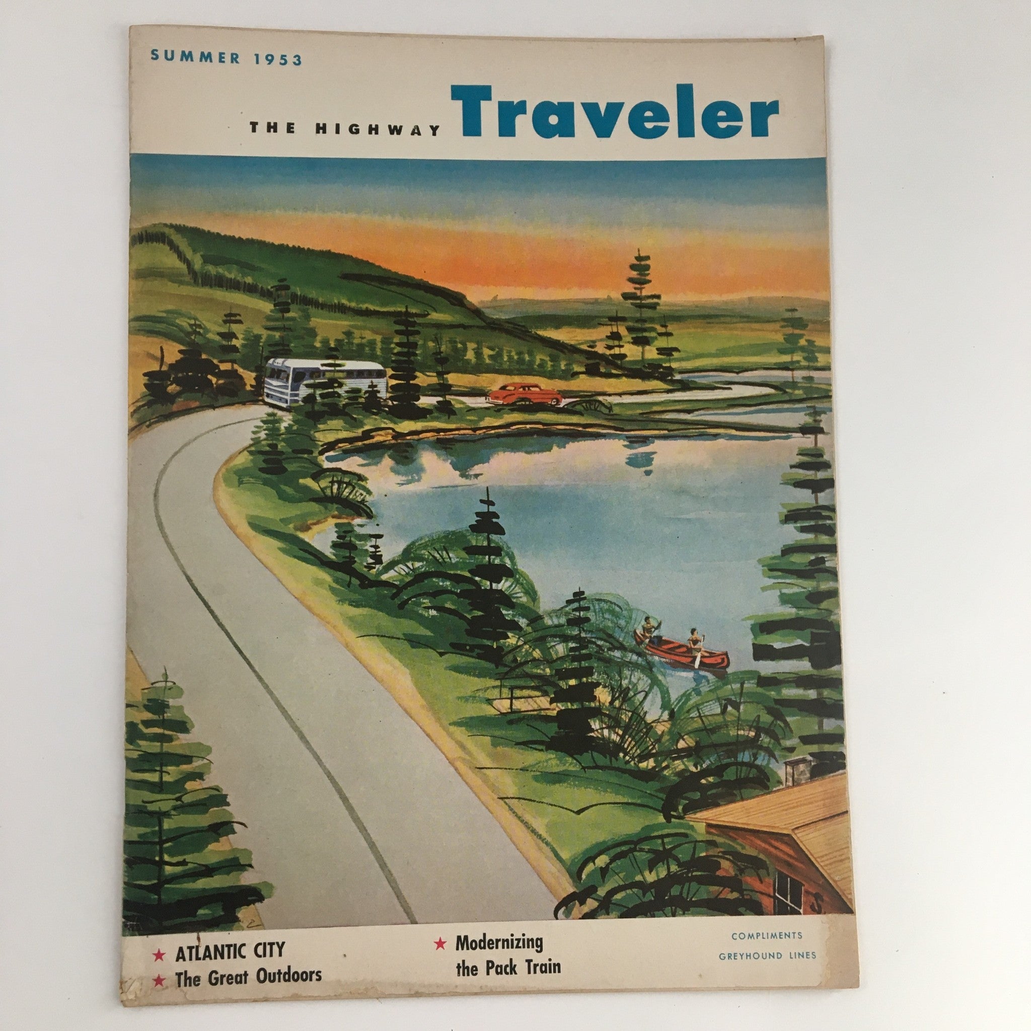 The Highway Traveler Magazine Summer 1953 Atlantic City and The Great Outdoors