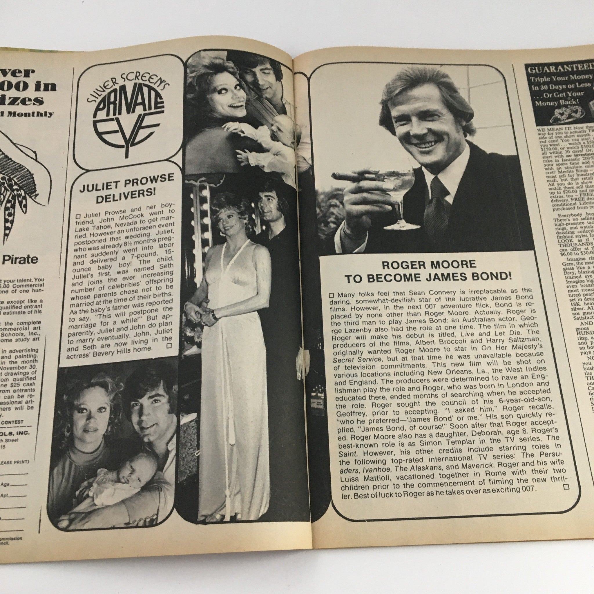 Silver Screen Magazine November 1972 Lucie Arnaz, Sandy Duncan & Elvis Presley