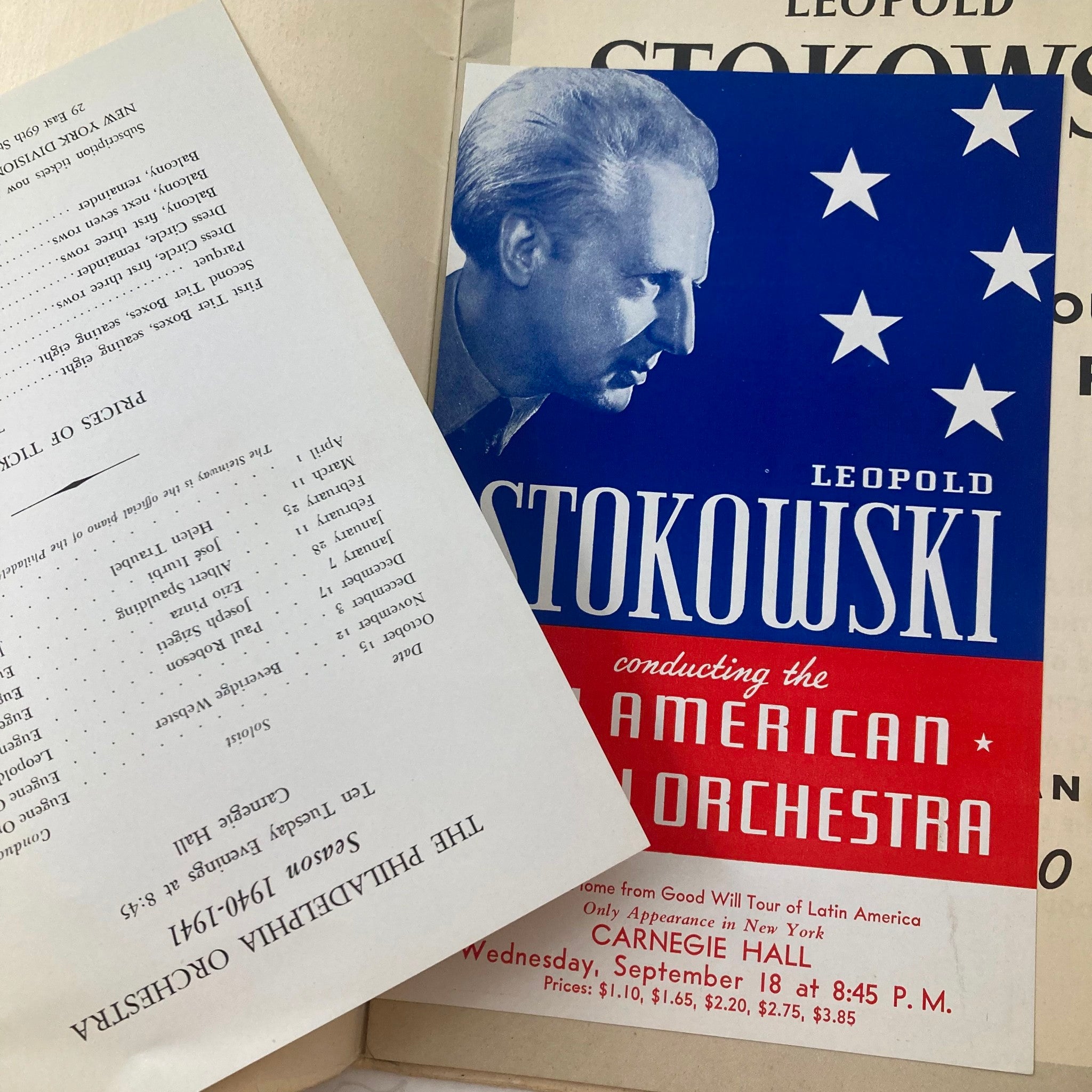 VTG 1941 All-American Youth Orchestra Second Tour Leopold Stokowski