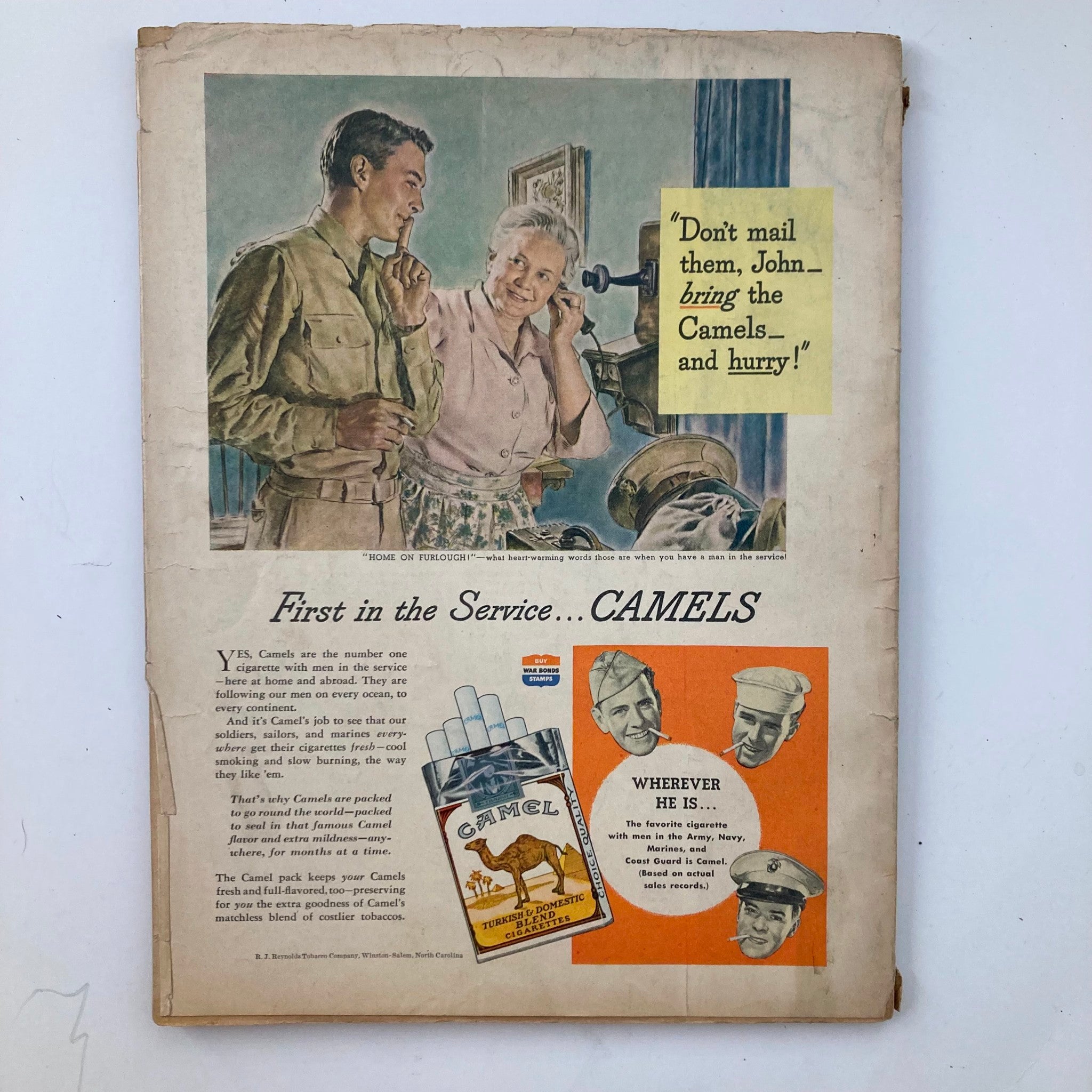 VTG True Story Magazine April 1944 Vol 50 No. 3 From Pod to Pot No Label