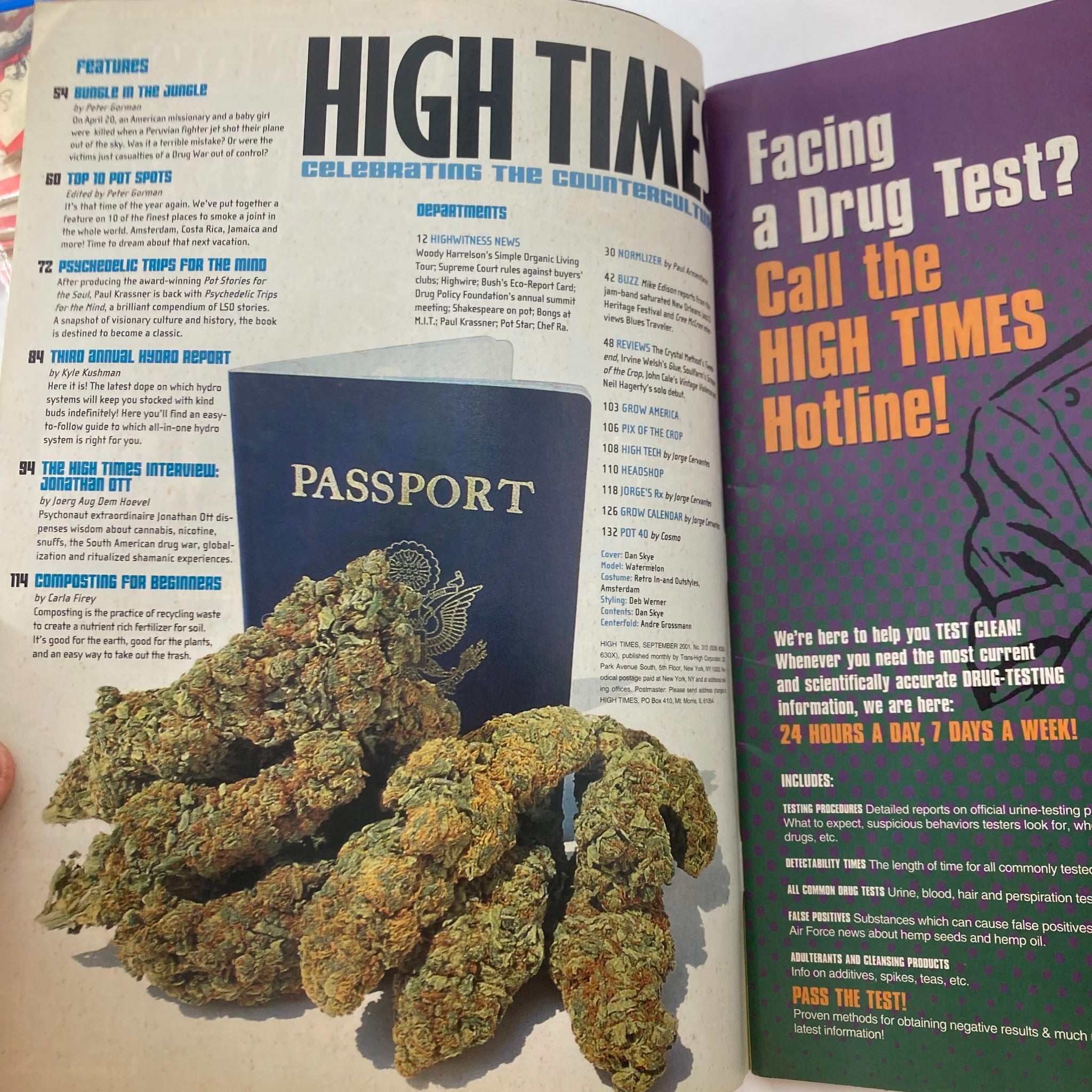 High Times Magazine September 2001 The Return of Blues Traveler No Label