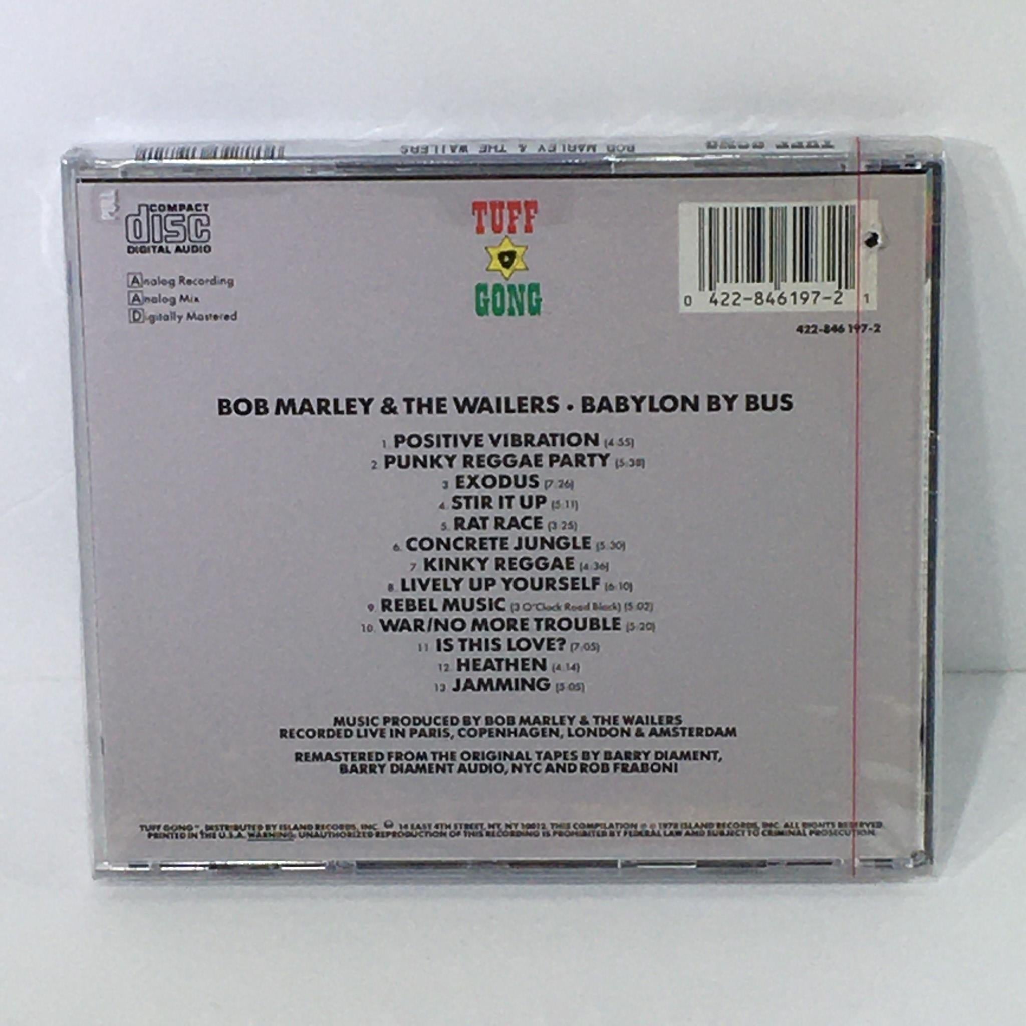 Babylon By Bus by Bob Marley Music Audio CD Factory Sealed