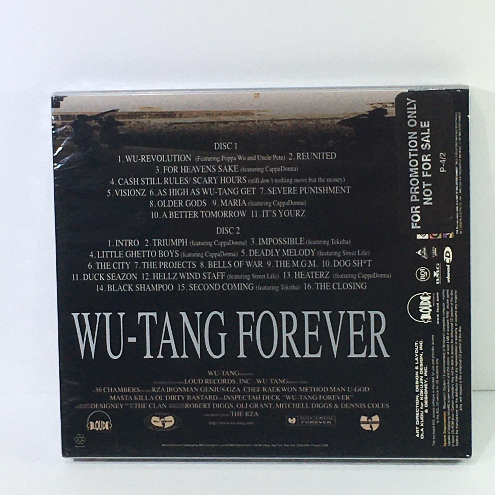 Wu-Tang Forever 2 Disc Audio CD Promotion NEW Factory Sealed