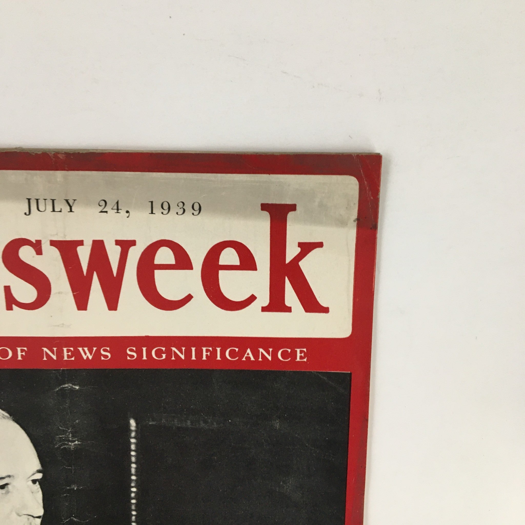 Newsweek Magazine July 24 1939 Francis C. Harrington of the WPA He Stands by Law