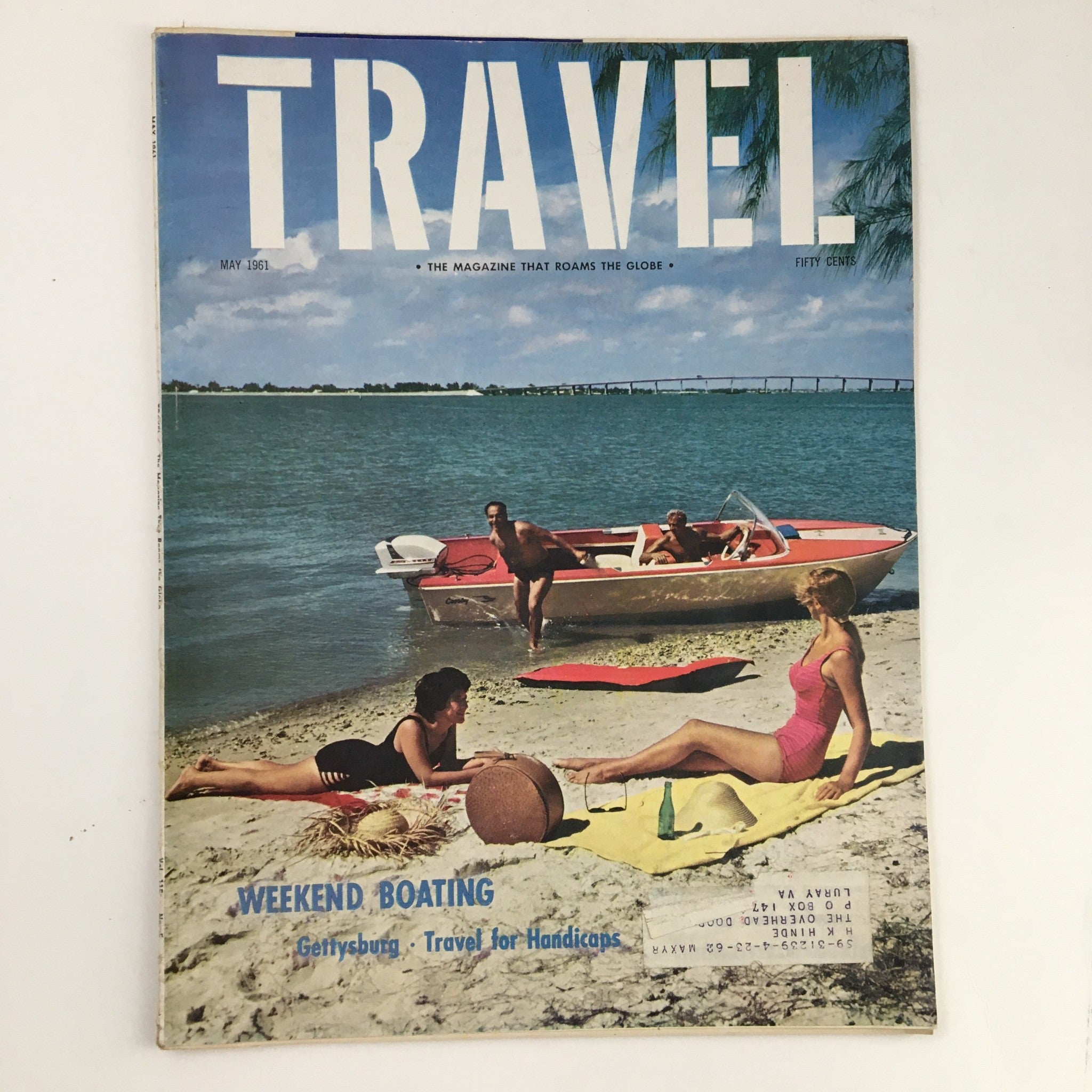 VTG Travel Magazine May 1961 Weekend Boating, Gettysburg & Travel for Handicaps