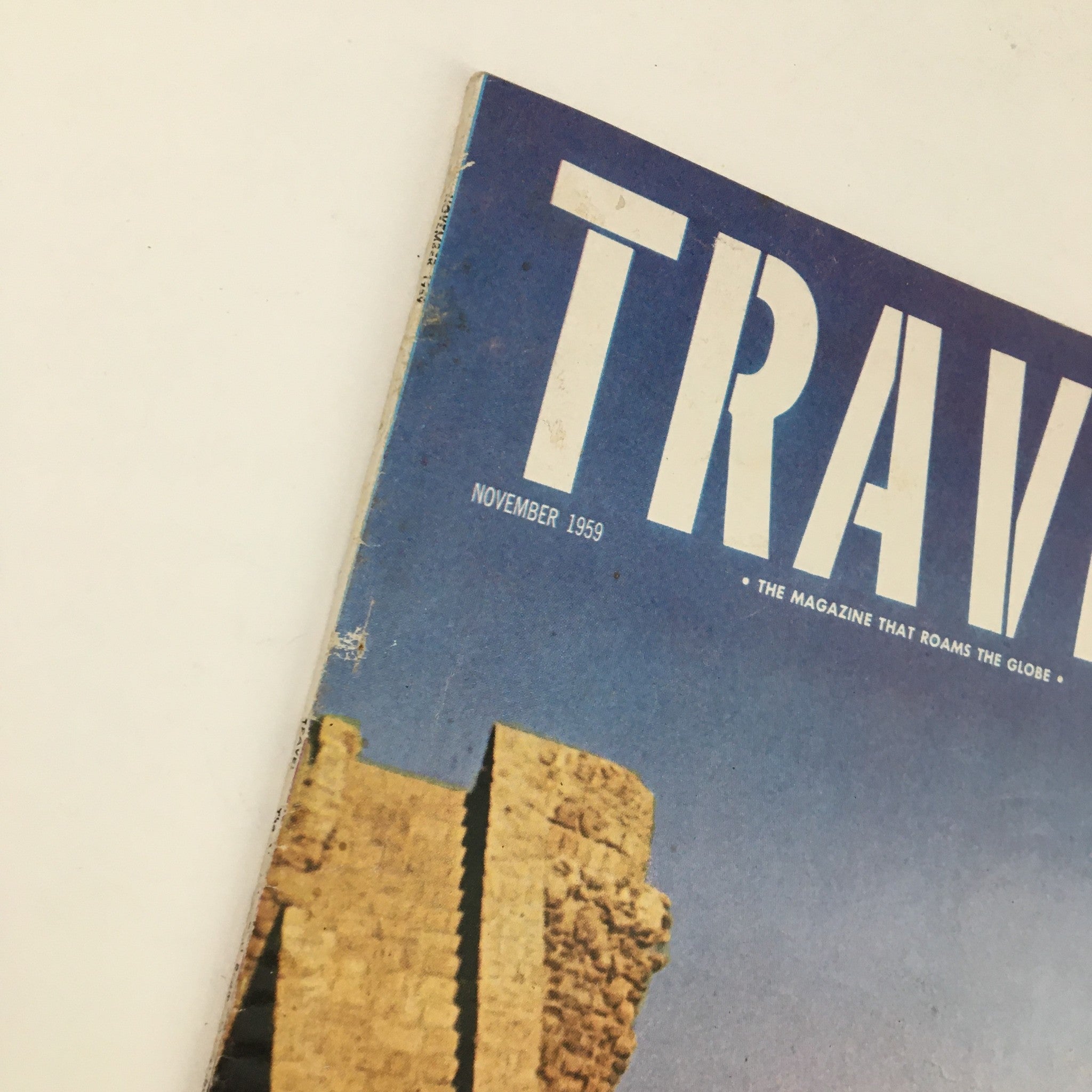 VTG Travel Magazine November 1959 Weathered Stones Warm Sun at Acre in Israel