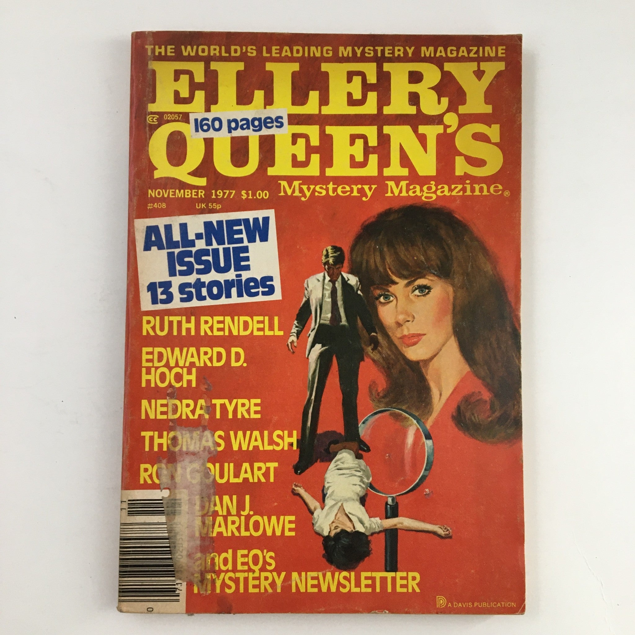 Ellery Queen's Mystery Magazine November 1977 The Case of The Shaggy Caps