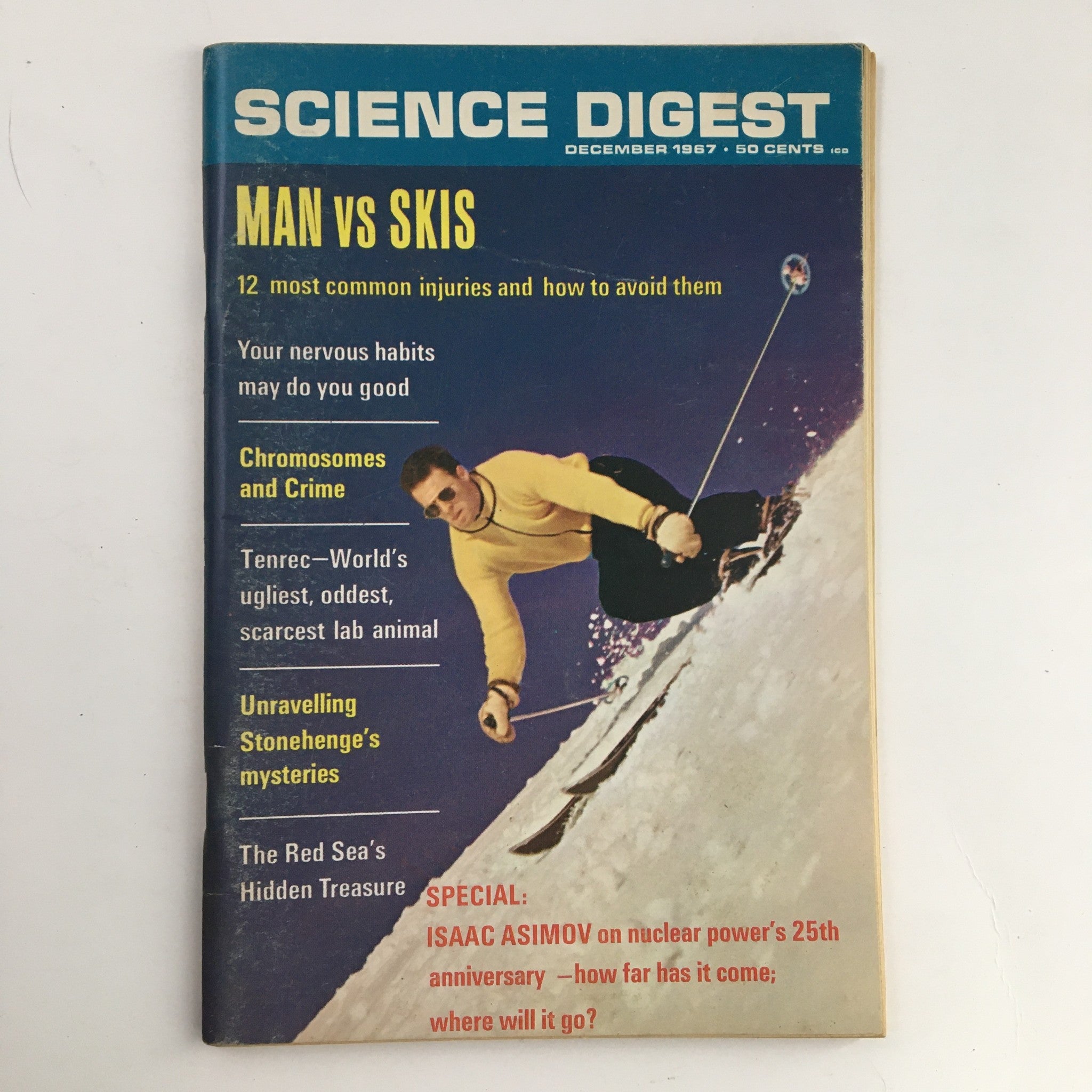 Science Digest Magazine December 1967 Isaac Asimov on Nuclear Power Anniversary