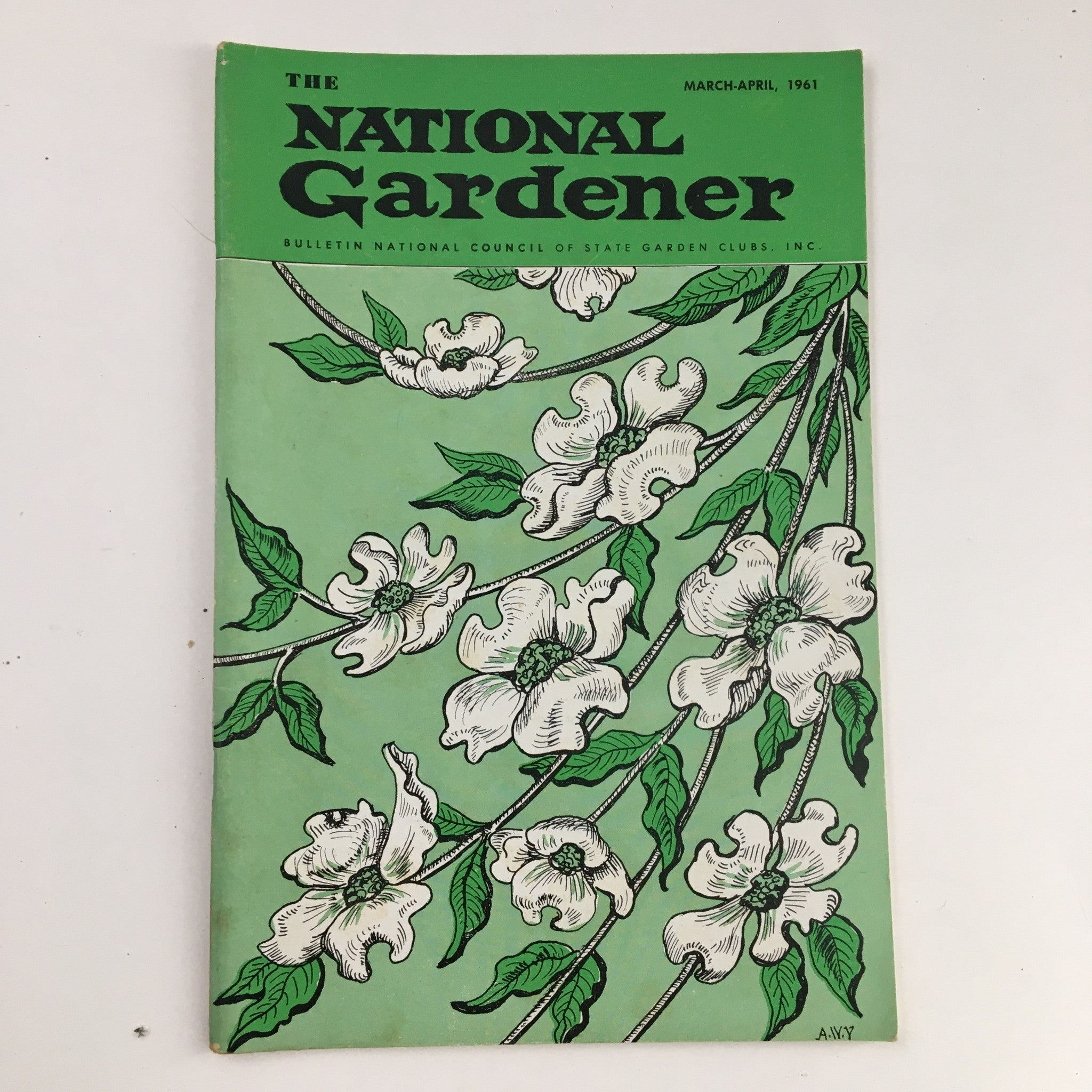 The National Gardener Magazine March 1961 Valley Forge's Dogwood in Bloom