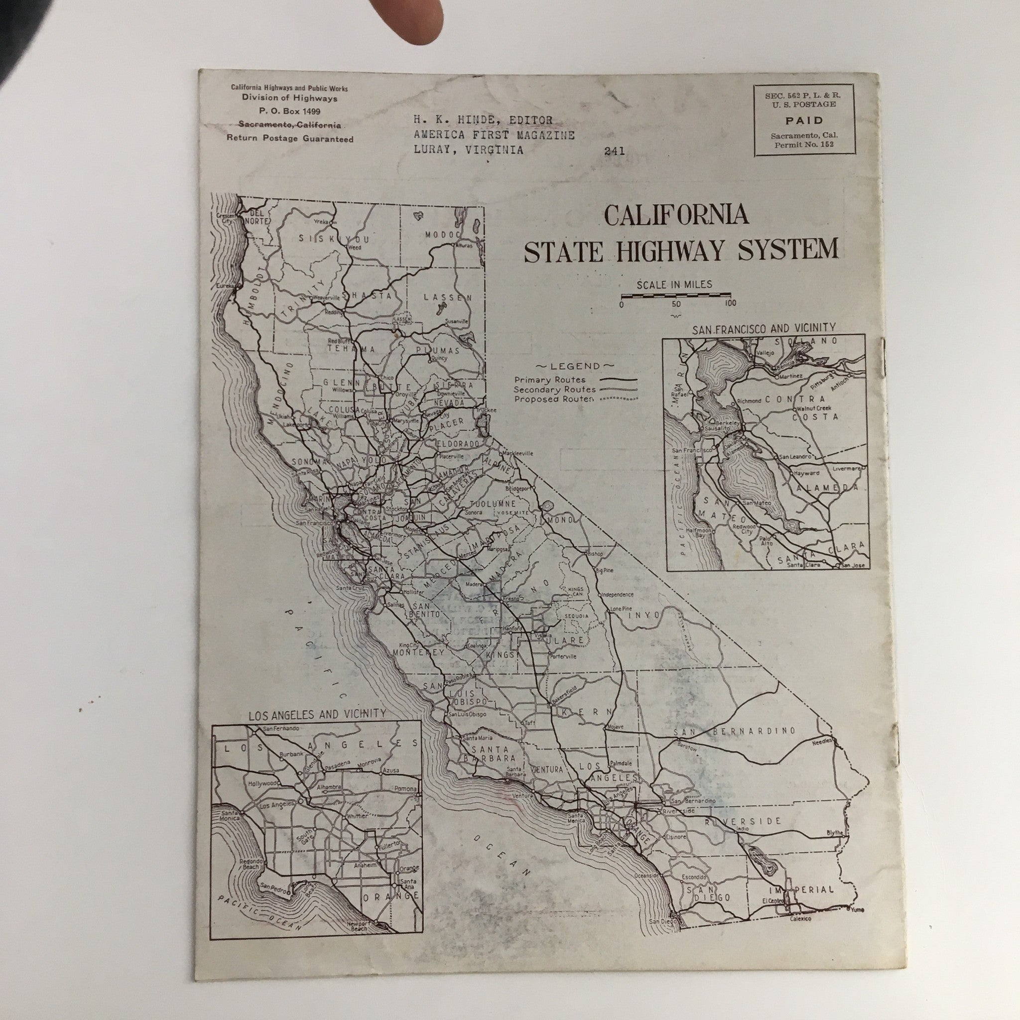 California Highway and Public Works July 1942 Survey Party Adapts Radio Device