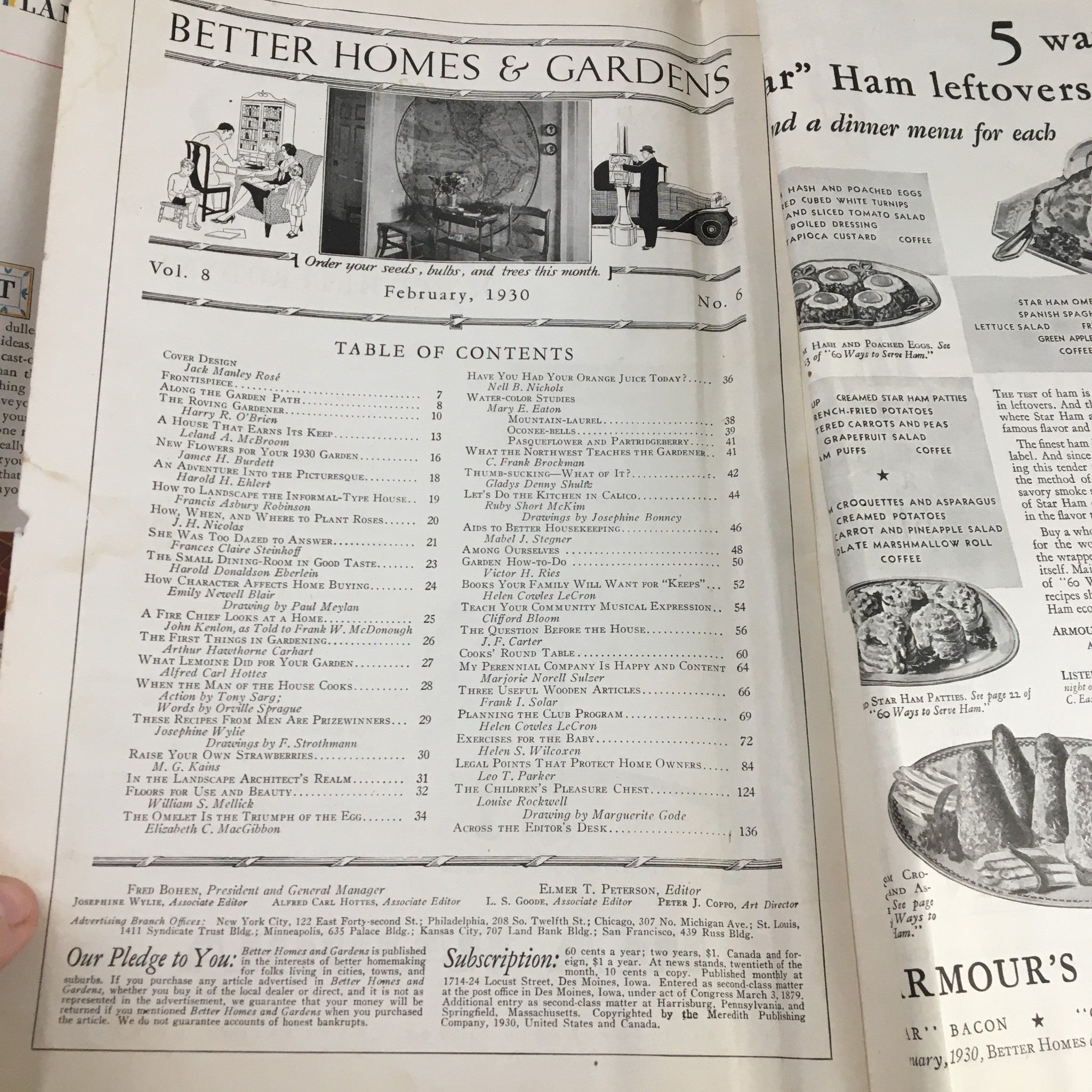 Better Homes & Gardens February 1930 A House That Earns Its Keep at New England