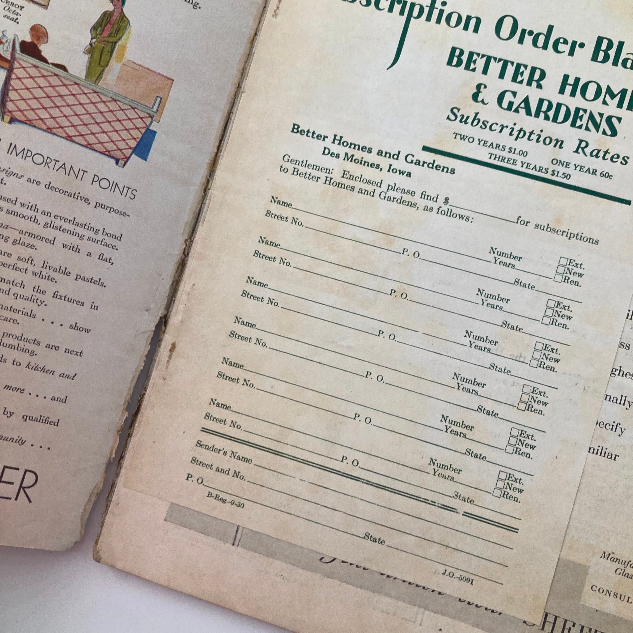 Better Homes & Gardens Magazine September 1930 We Have A Perfect Neighbor