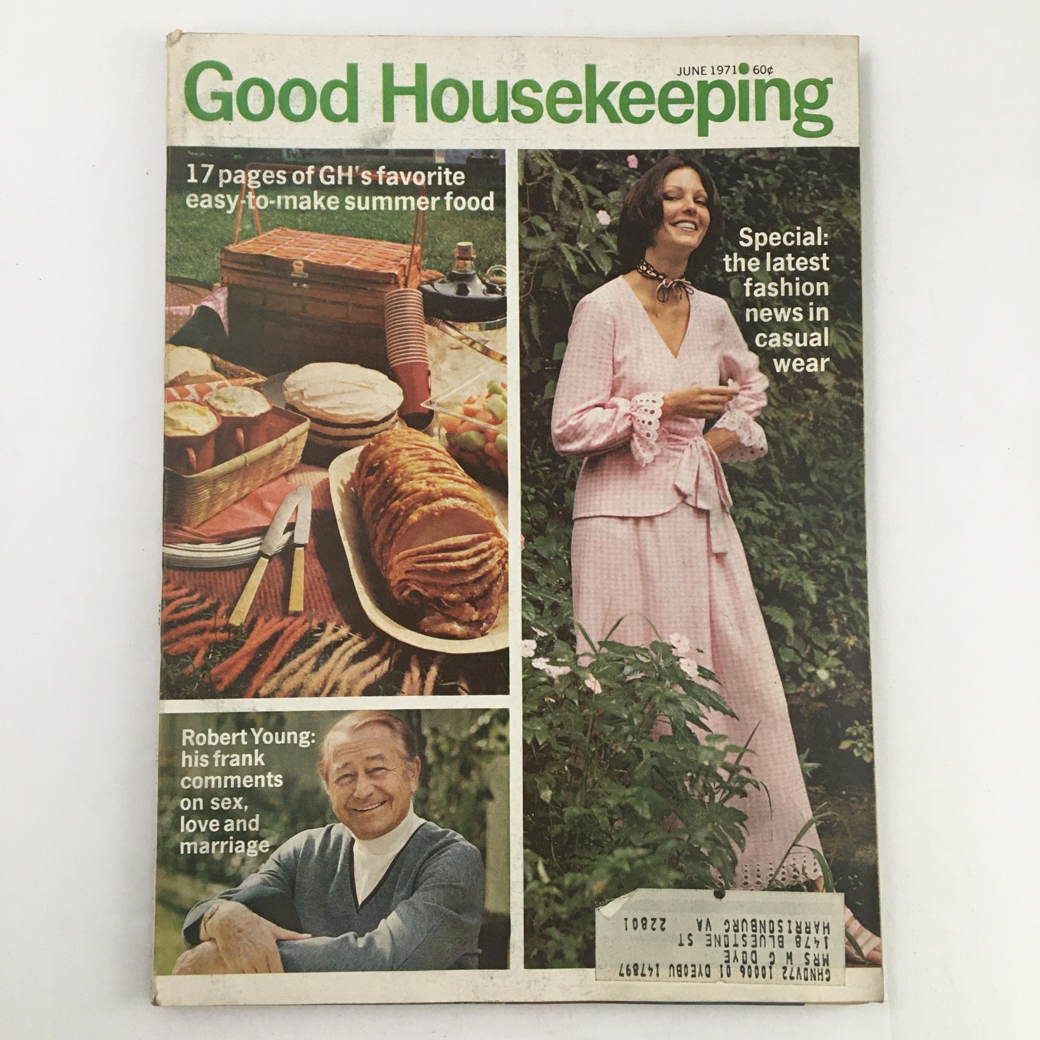 Good Housekeeping Magazine June 1971 Robert Young & Comments on Love and Sex