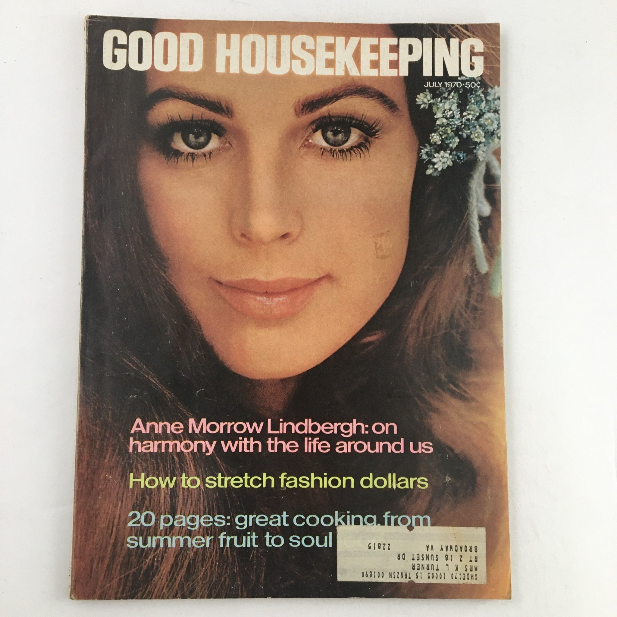 Good Housekeeping Magazine July 1970 Anne Morrow Lindbergh Harmony with Life