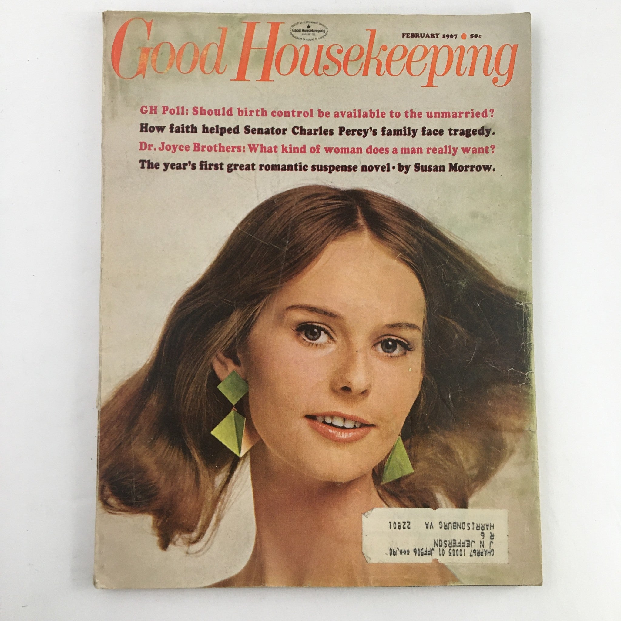 Good Housekeeping Magazine February 1967 Sen. Charles Percy's Family Tragedy