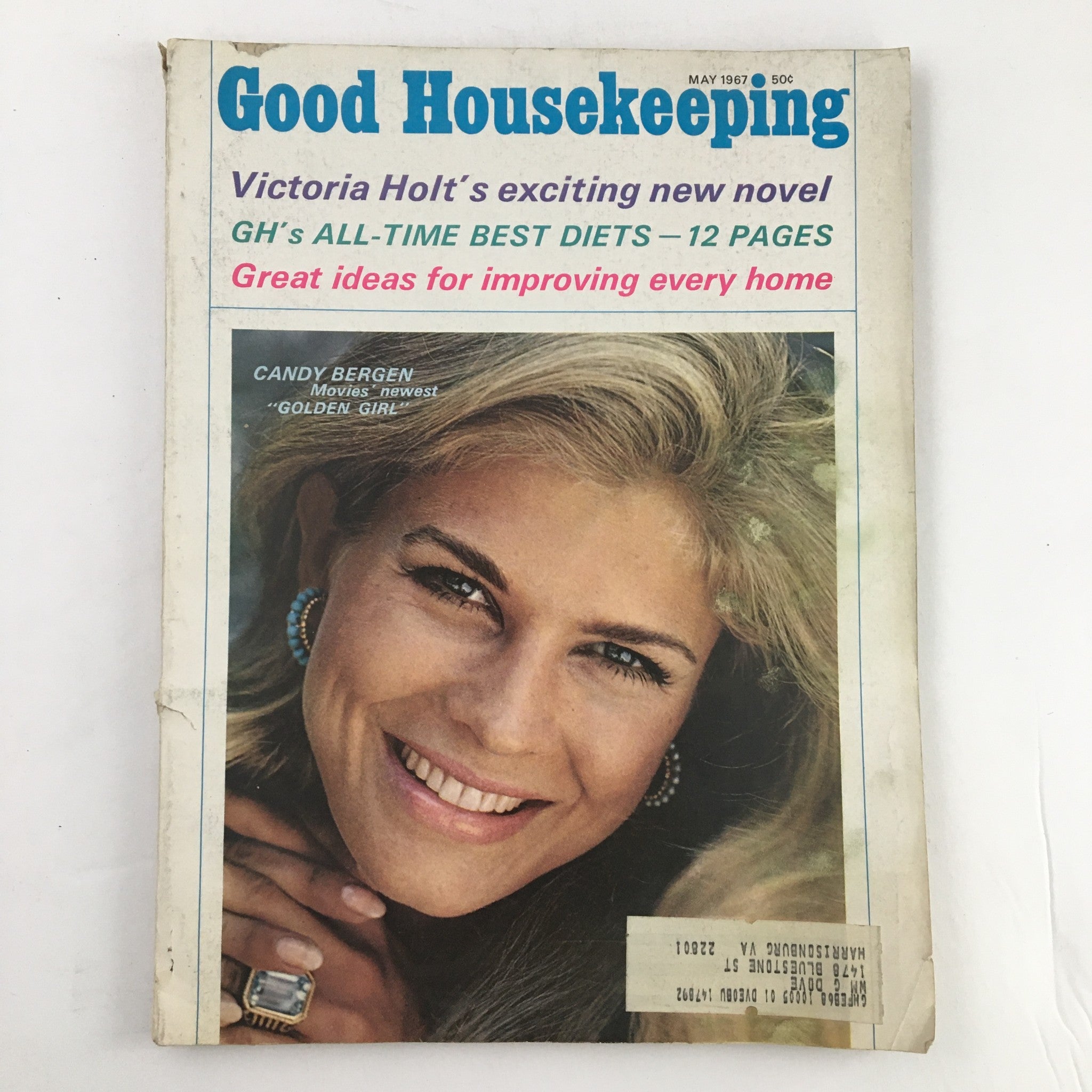 Good Housekeeping Magazine May 1967 Candy Bergen Movies' Newest Golden Girl