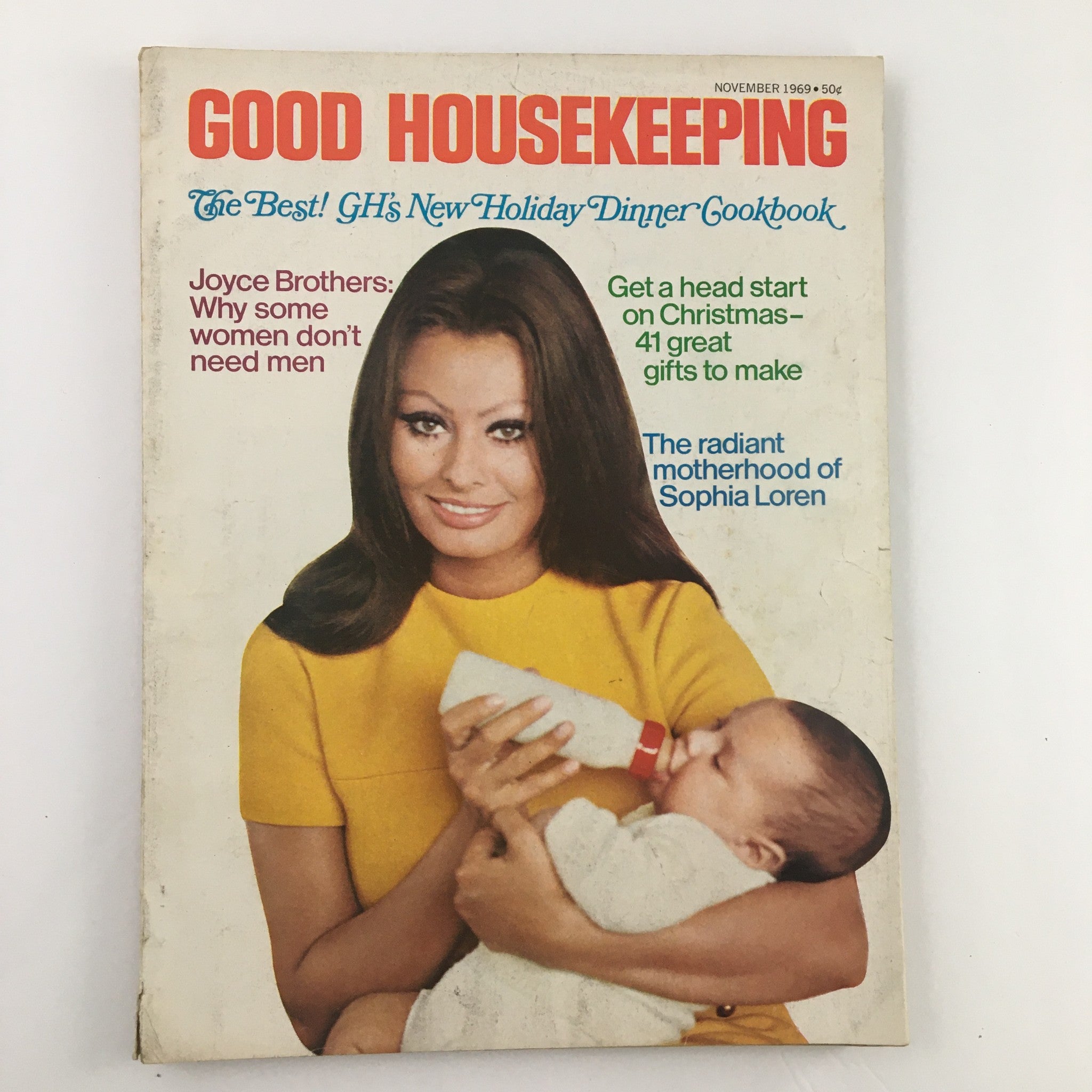 Good Housekeeping Magazine November 1969 Joyce Brothers Don't Need Men No Label