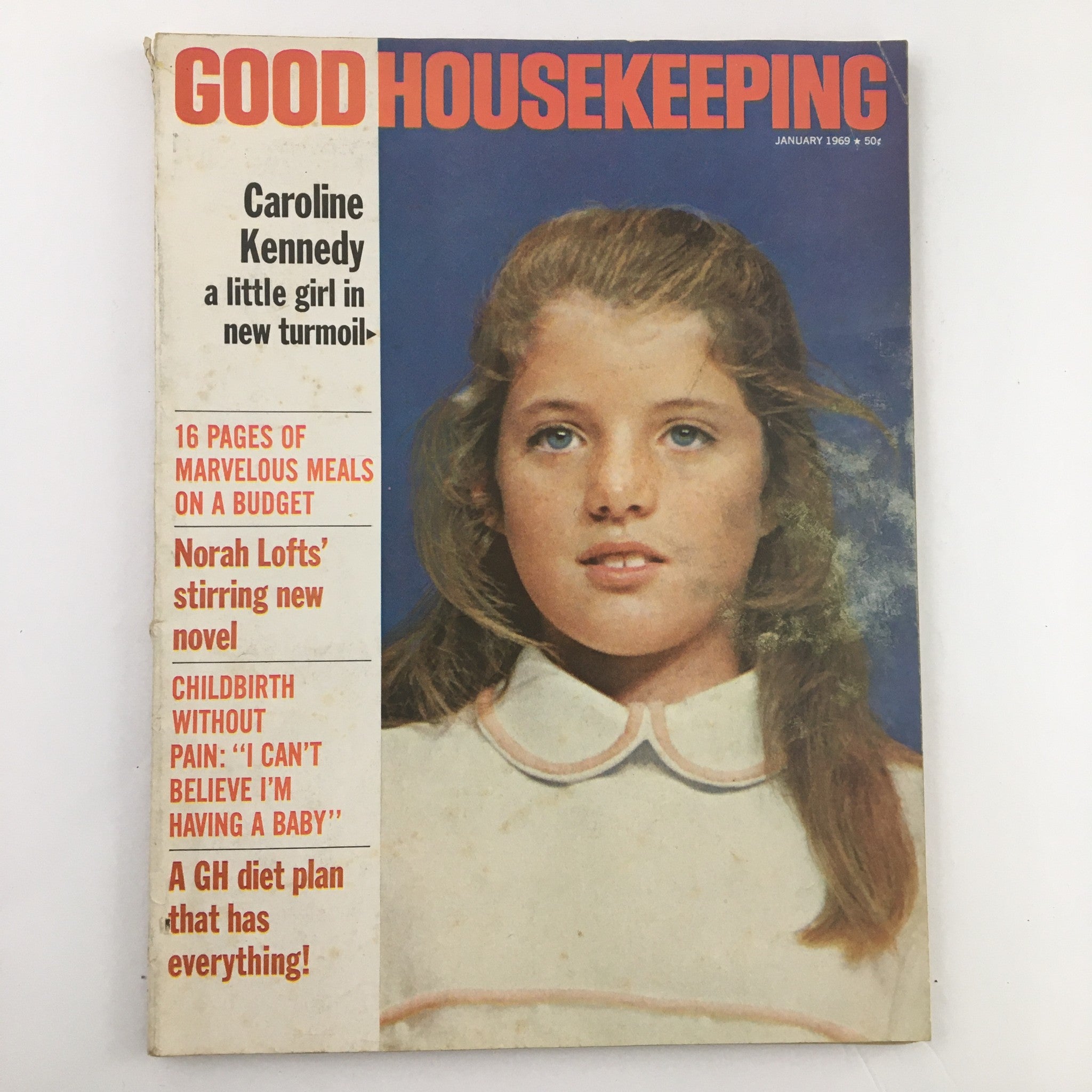 Good Housekeeping Magazine January 1969 Caroline Kennedy in Turmoil No Label