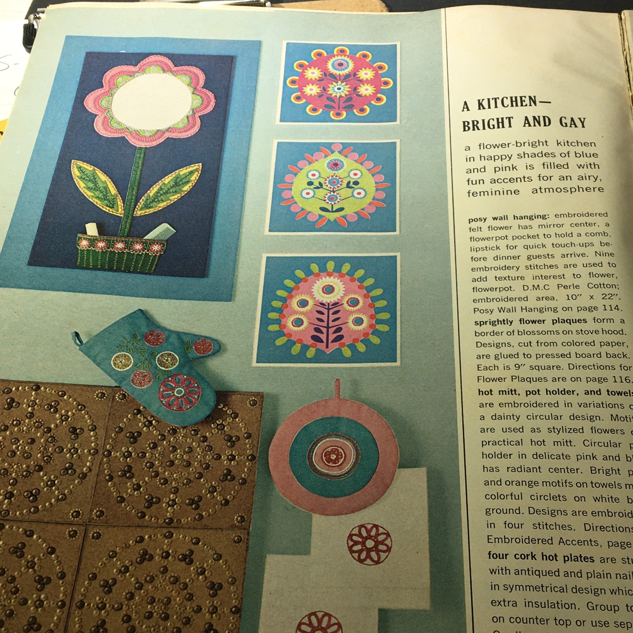 VTG McCall's Needlework & Crafts Magazine Spring Summer 1969 Knits, Newsstand