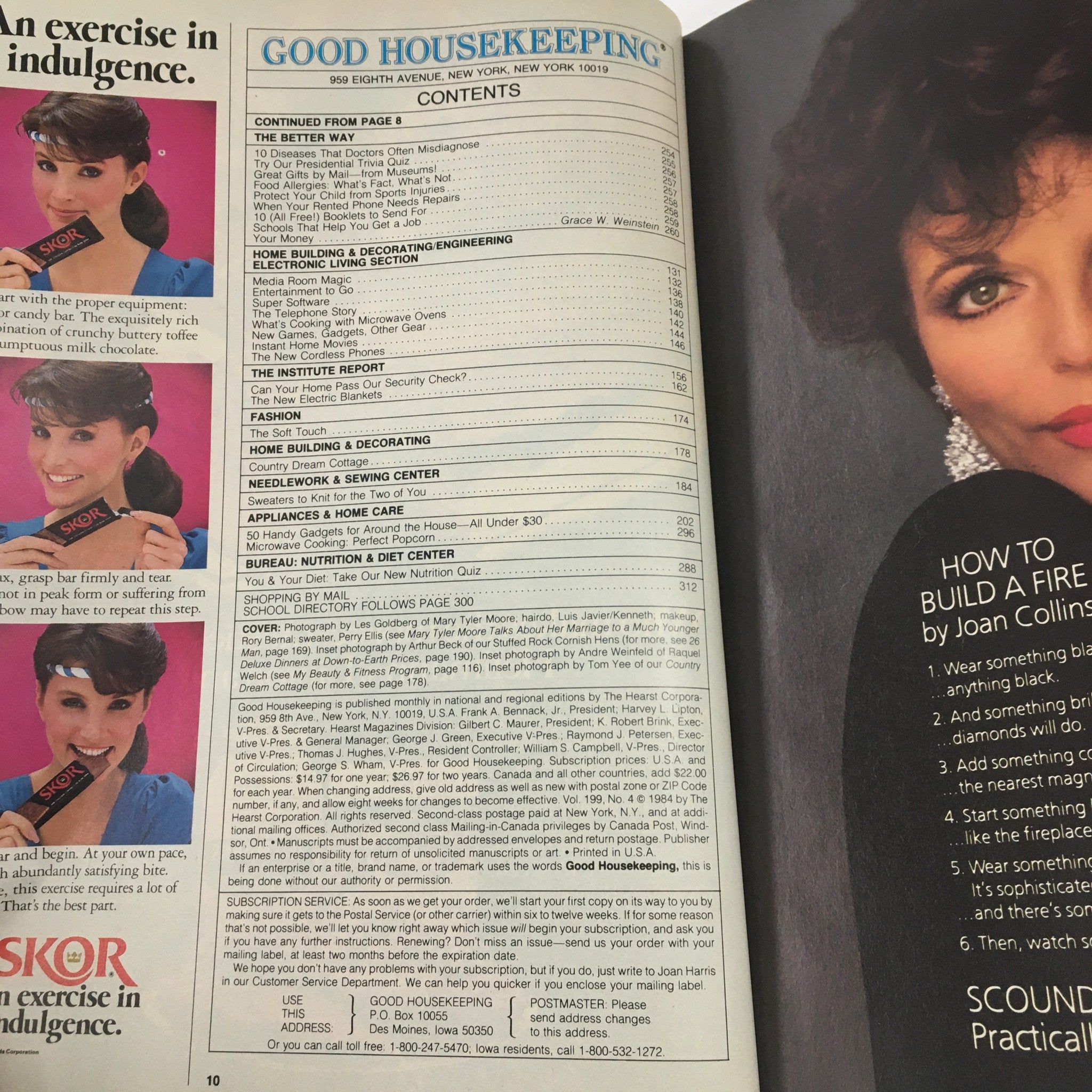 Good Housekeeping Magazine October 1984 Mary Tyler Moore Talks Marriage No Label