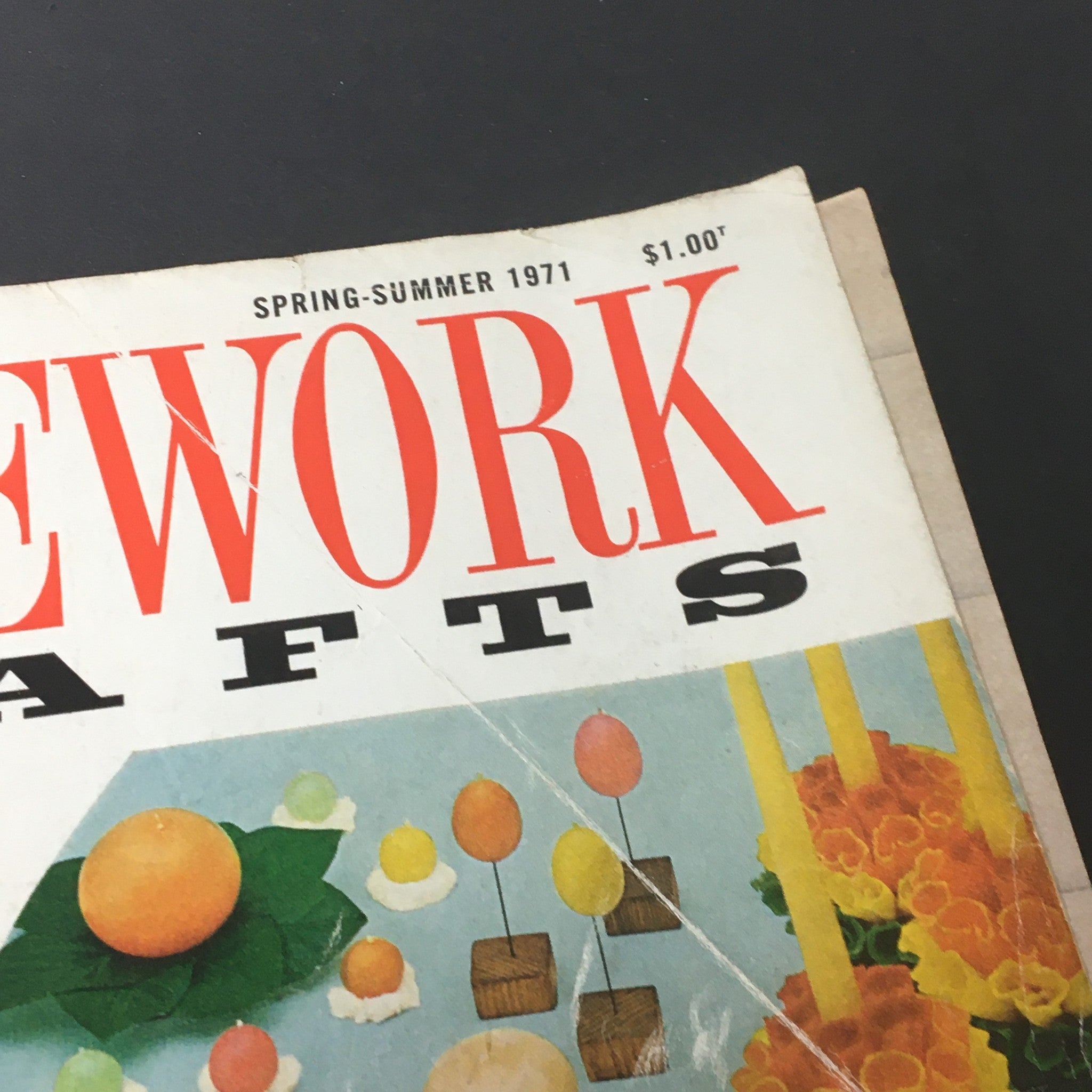 VTG McCall's Needlework & Crafts Spring Summer 1971 Creative Crewel, Newsstand