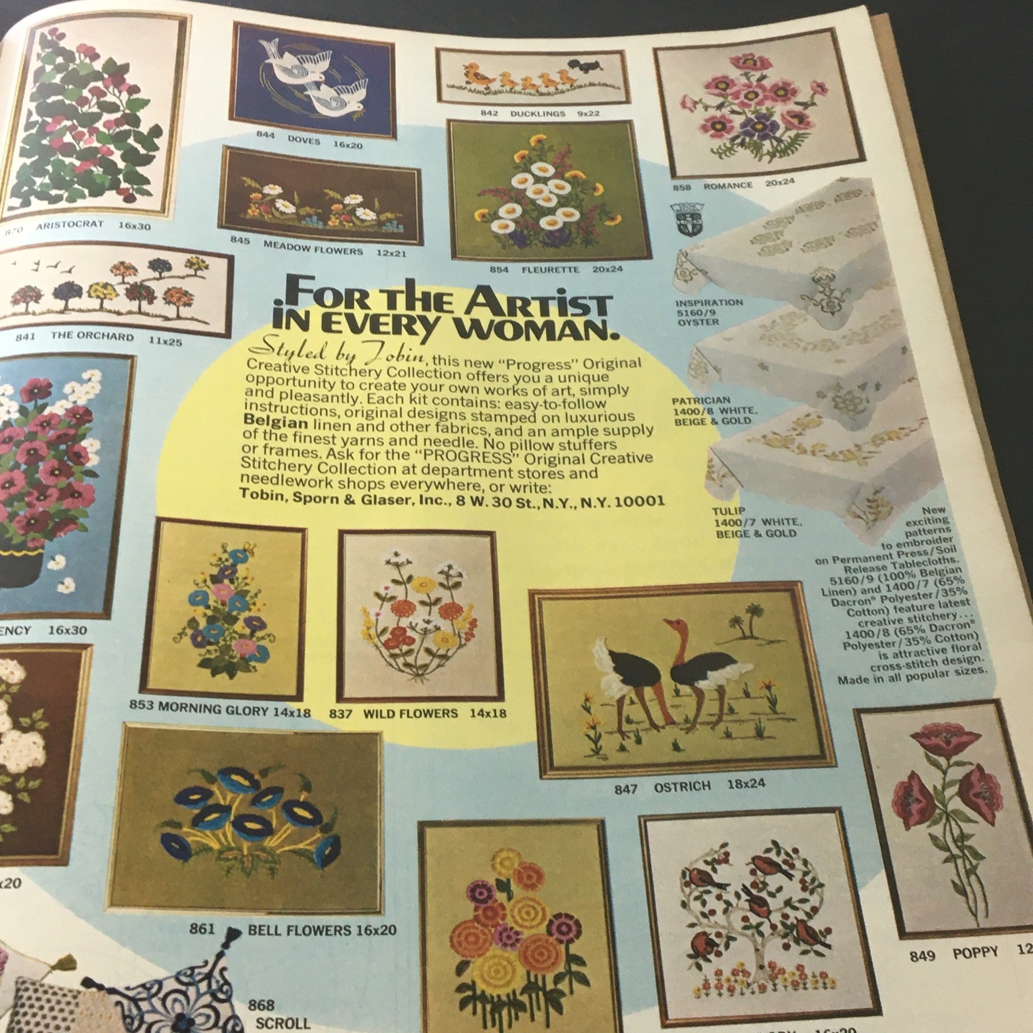 VTG McCall's Needlework & Crafts Spring Summer 1971 Creative Crewel, Newsstand