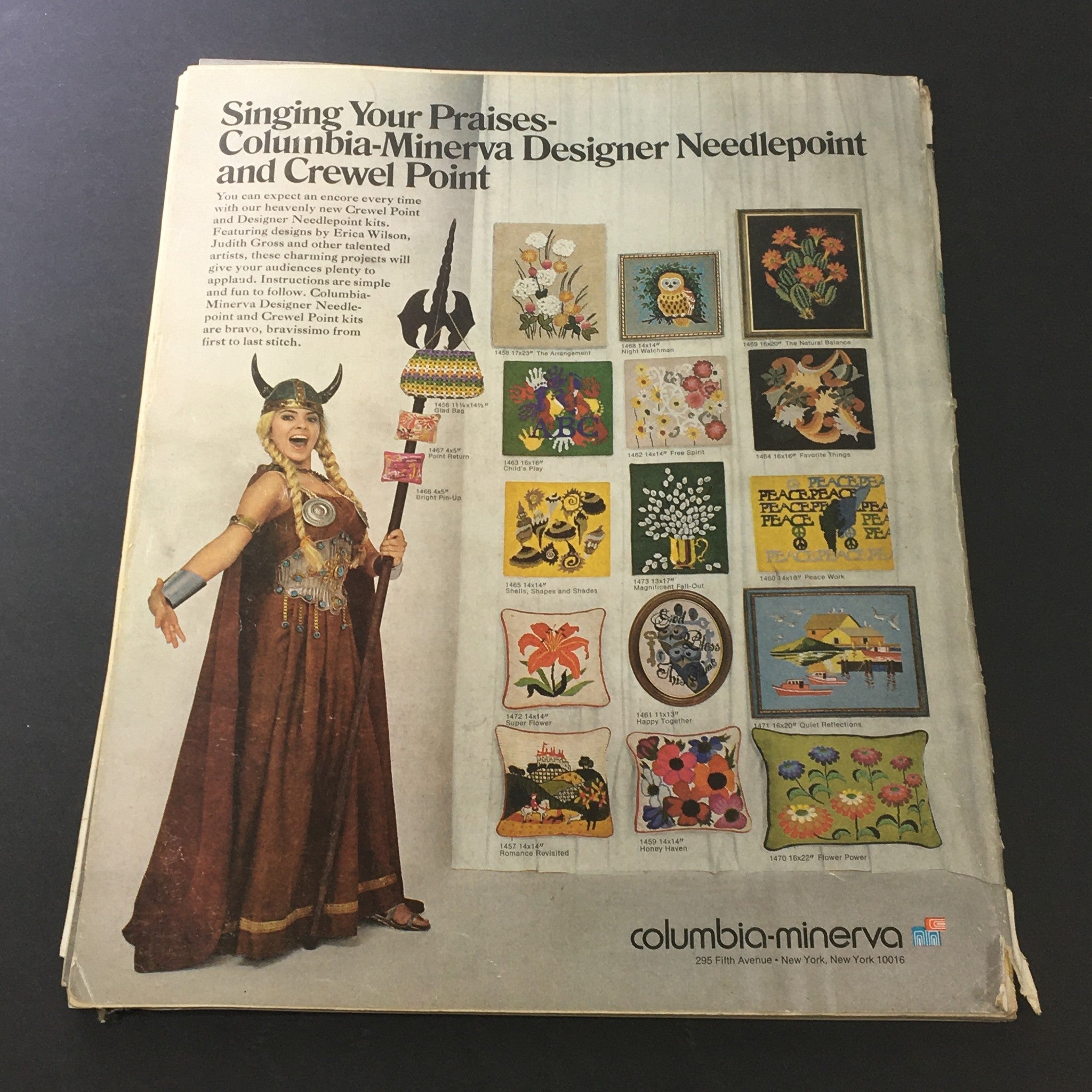 VTG McCall's Needlework & Crafts Spring Summer 1971 Creative Crewel, Newsstand