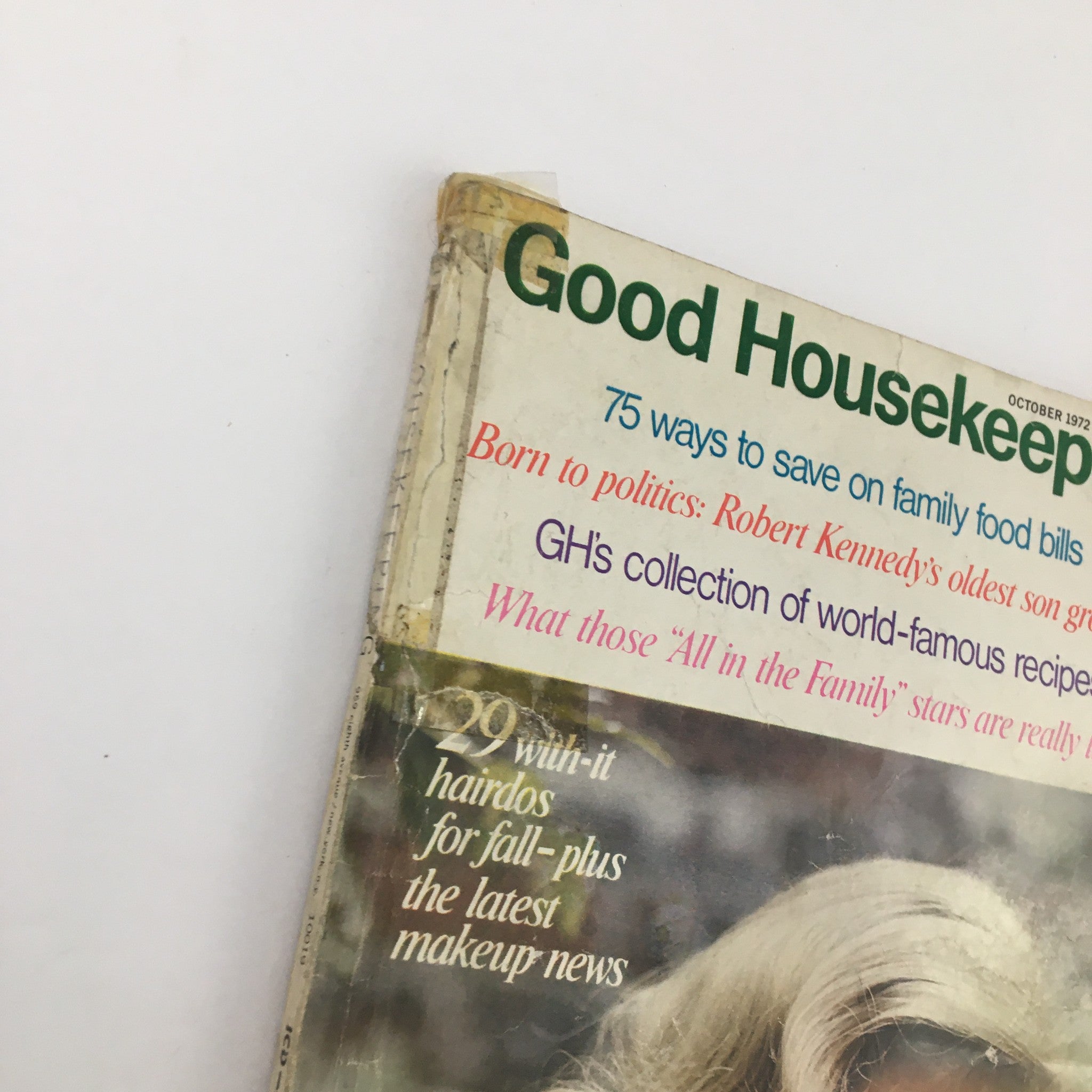 Good Housekeeping Magazine October 1972 Robert Kennedy's Son is Born to Politics