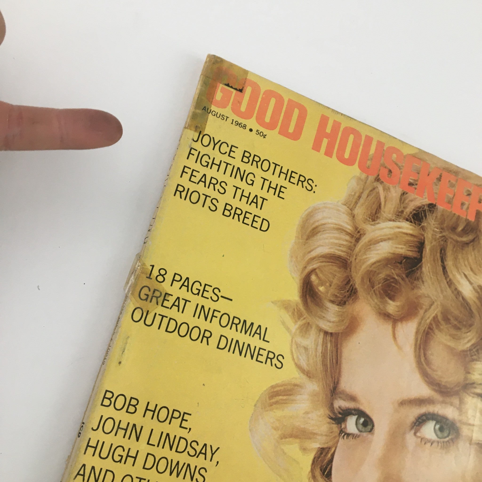 Good Housekeeping Magazine August 1968 Joyce Brothers Fears That Riots Breed