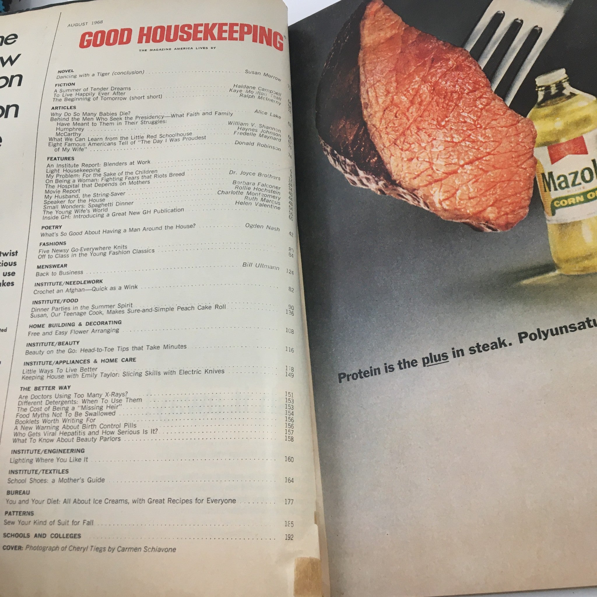 Good Housekeeping Magazine August 1968 Joyce Brothers Fears That Riots Breed