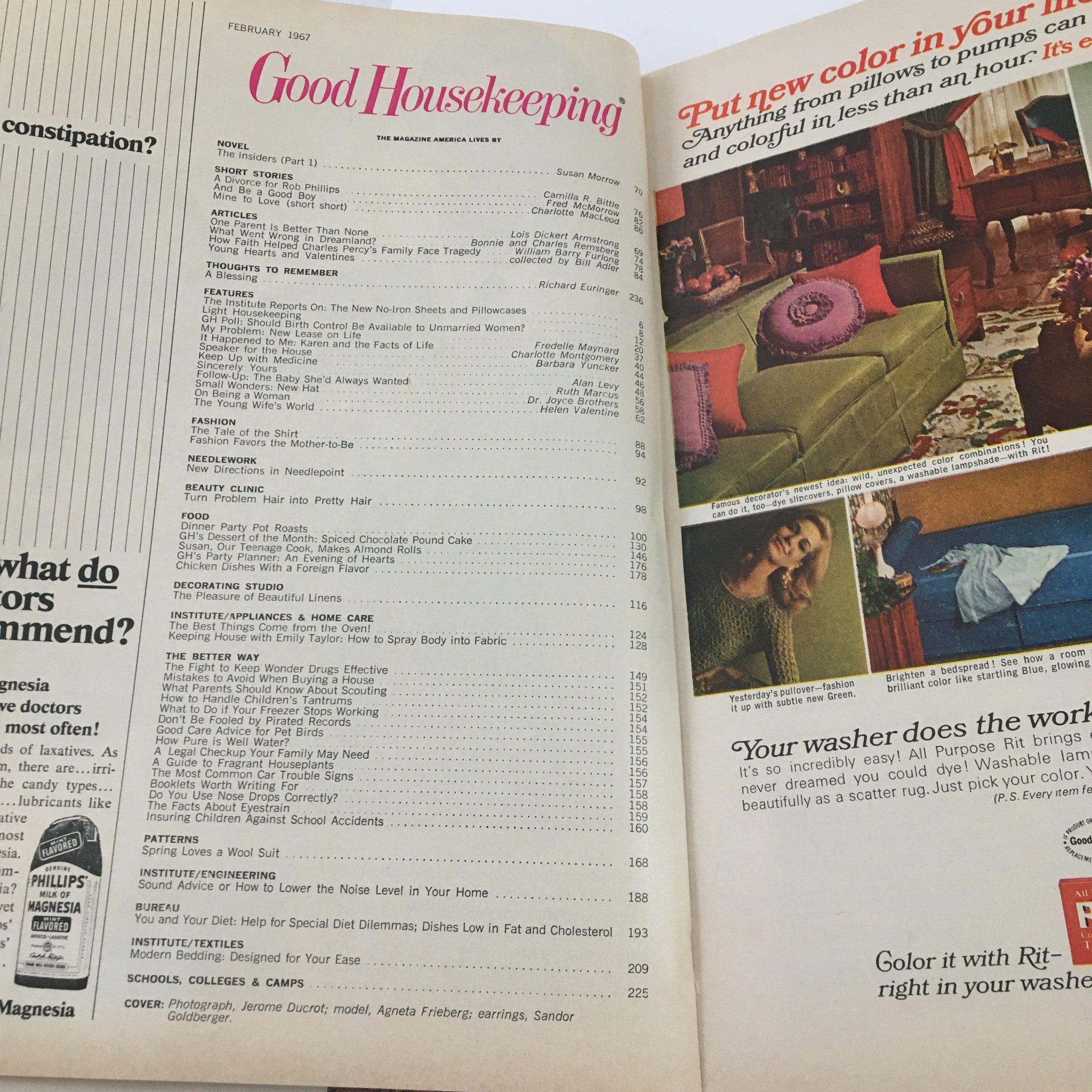 Good Housekeeping Magazine February 1967 Faith Helped Charles Percy Tragedy