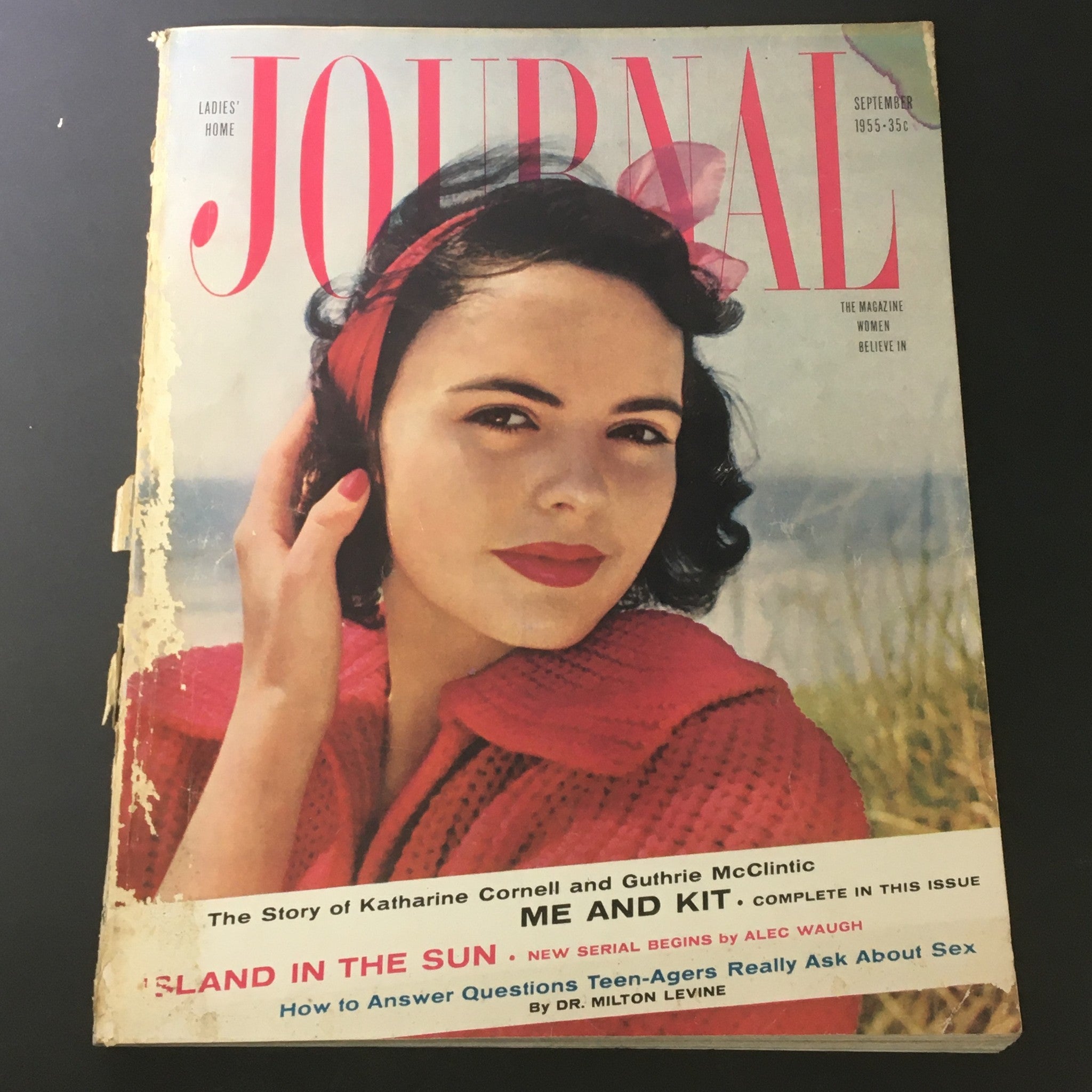 VTG Journal Magazine September 1955 Katharine Cornell & Guthrie McClintic Story