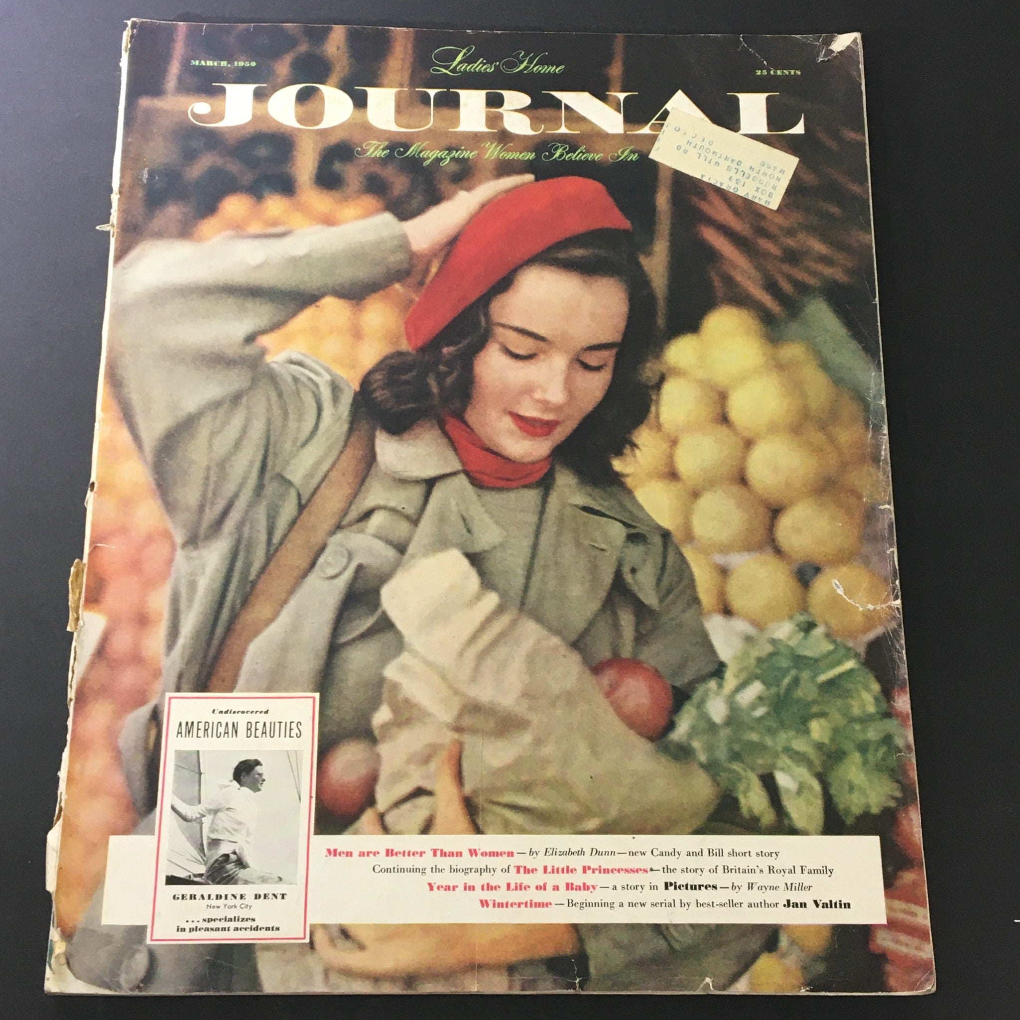 Journal Magazine March 1950 Geraldine Bent, Elizabeth Dunn, Little Princess