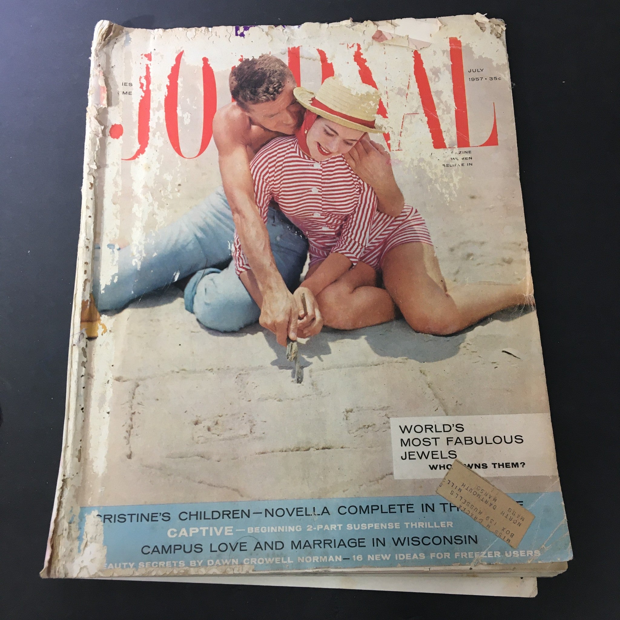 VTG Journal Magazine July 1957 Queen Elizabeth, Campus Love & Marriage Wisconsin